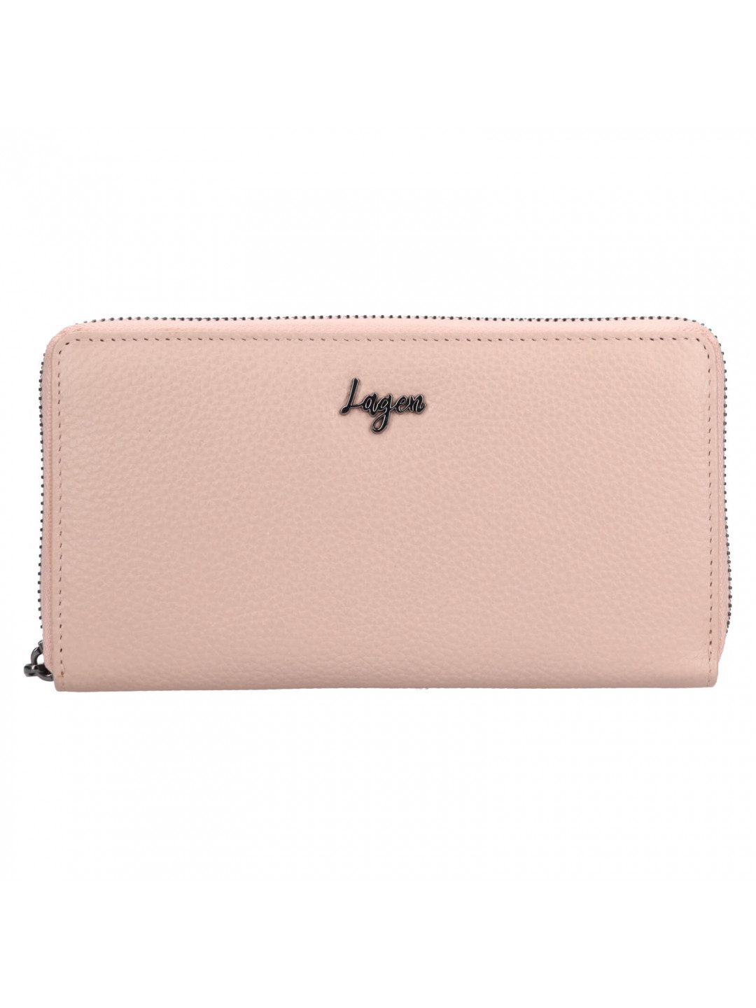 Dámská kožená peněženka Lagen Marge – růžová