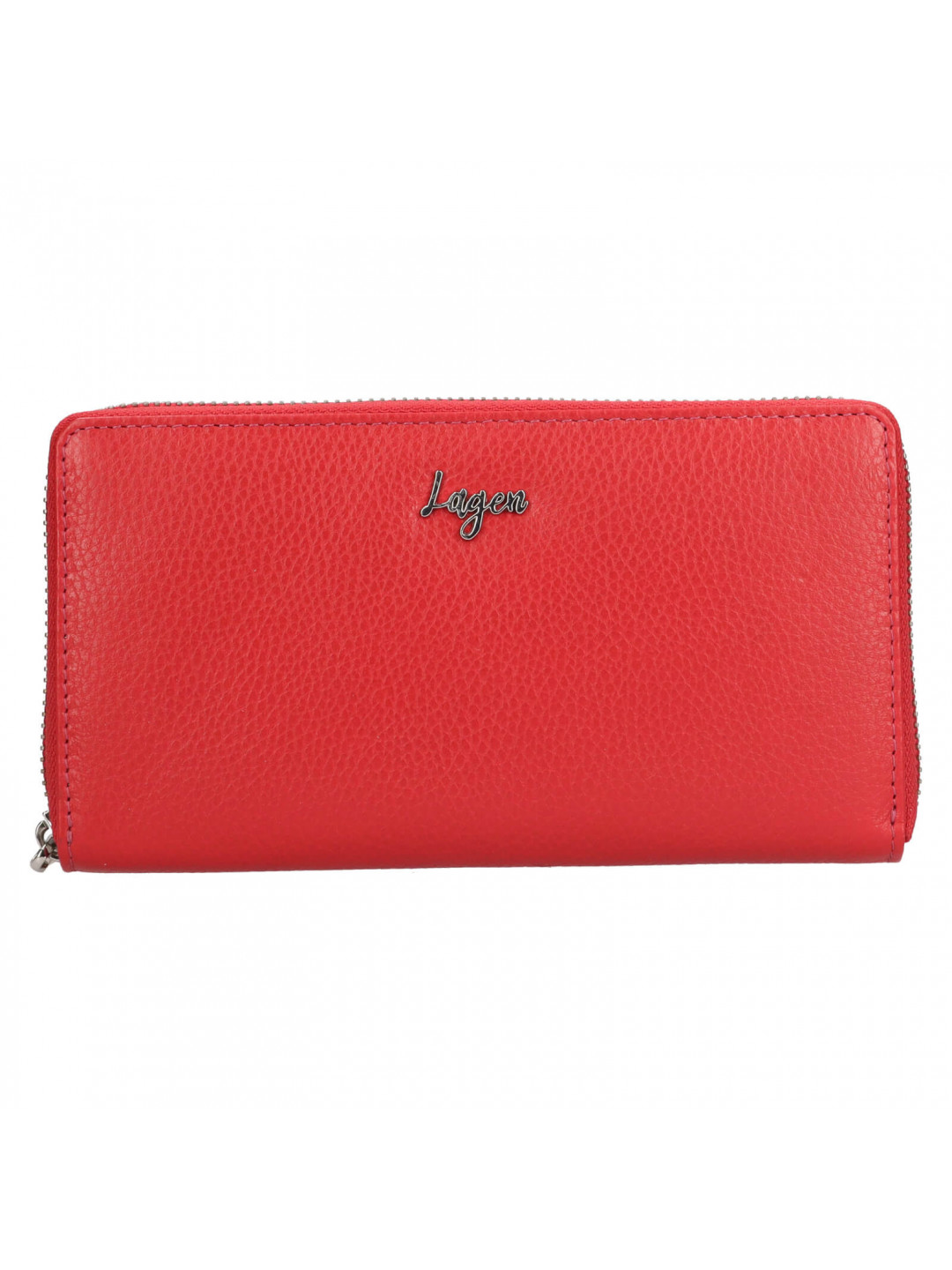 Dámská kožená peněženka Lagen Marge – červená