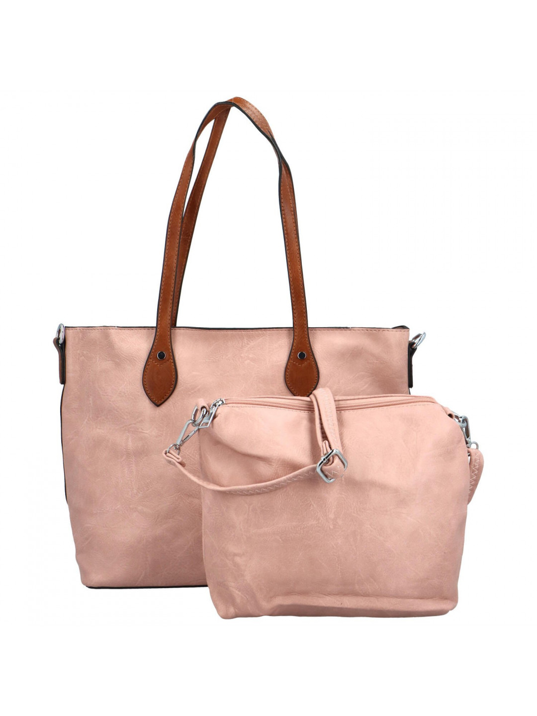 Dámská kabelka na rameno růžová – Romina & Co Bags Morrisena
