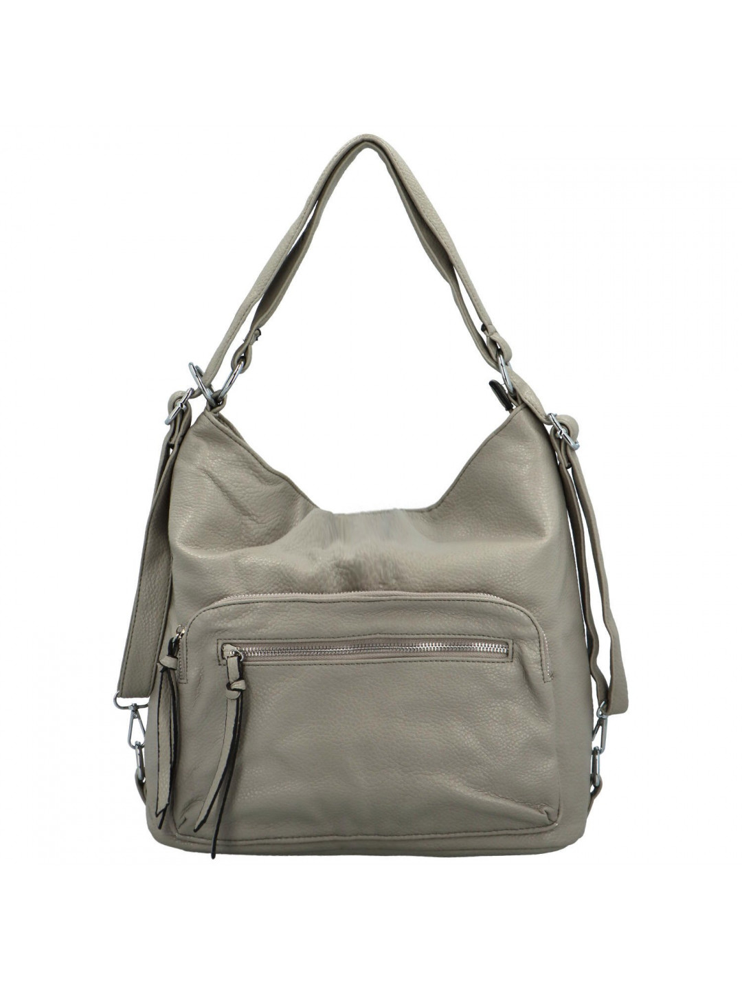 Dámský kabelko batoh šedý – Firenze Sorrena