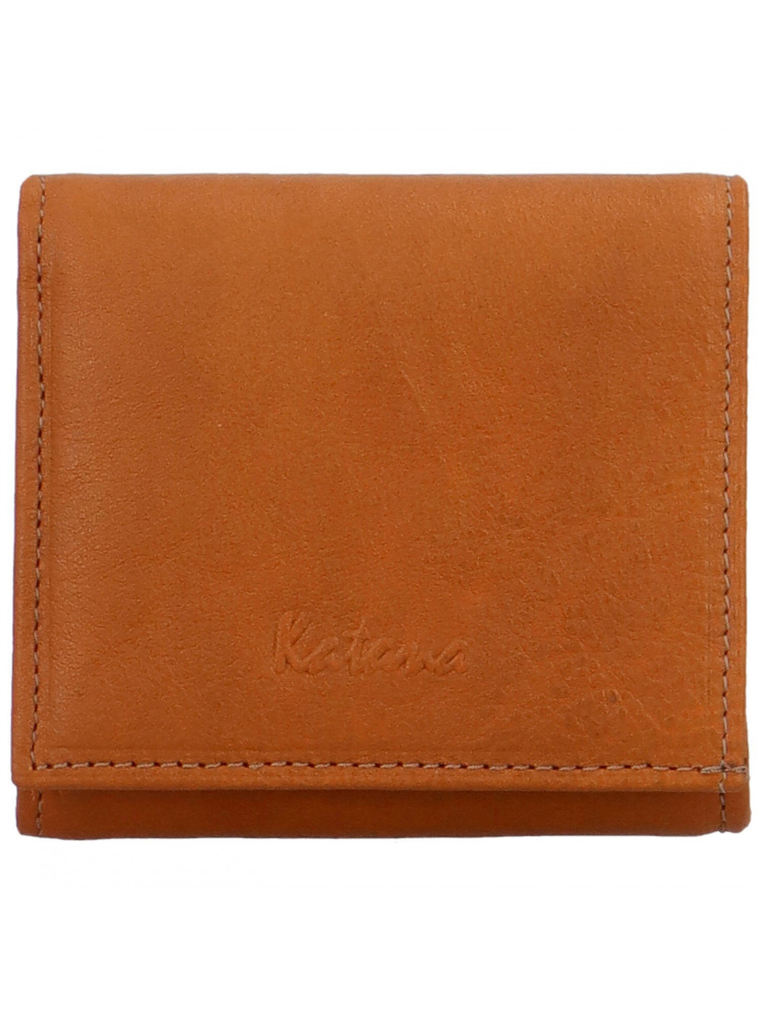 Dámská kožená peněženka oranžová – Katana Triwia