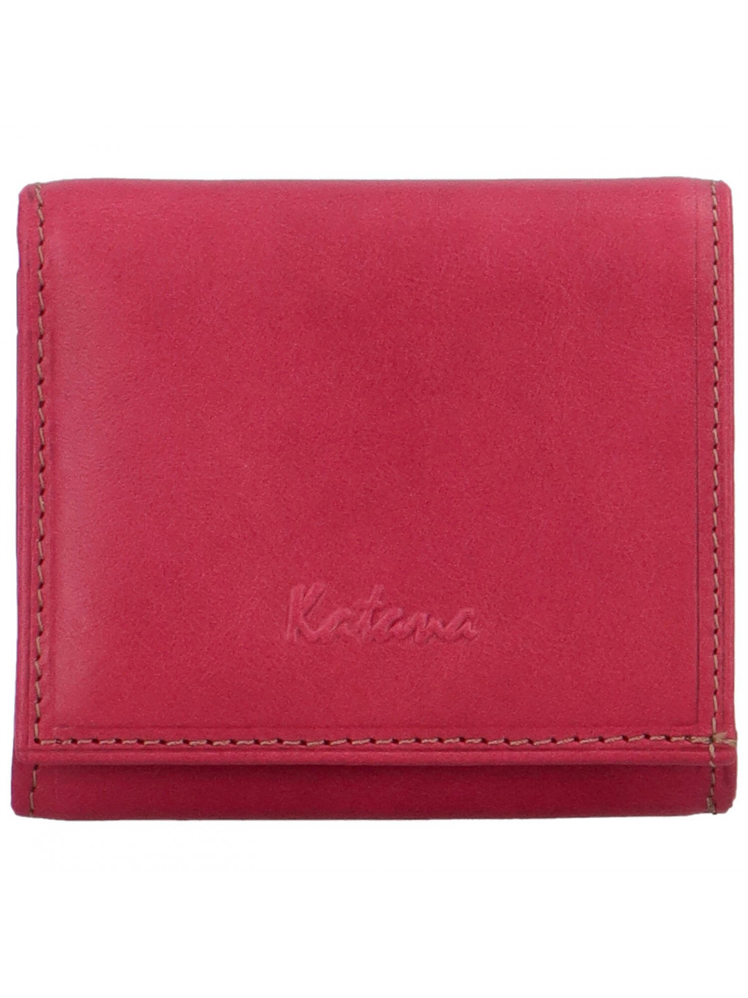 Dámská kožená peněženka fuchsiová – Katana Triwia