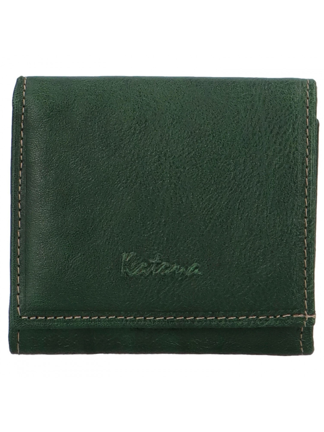 Dámská kožená peněženka tmavě zelená – Katana Triwia