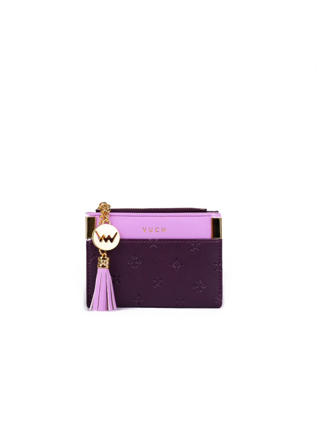 Dámská koženková peněženka VUCH Mia fialová