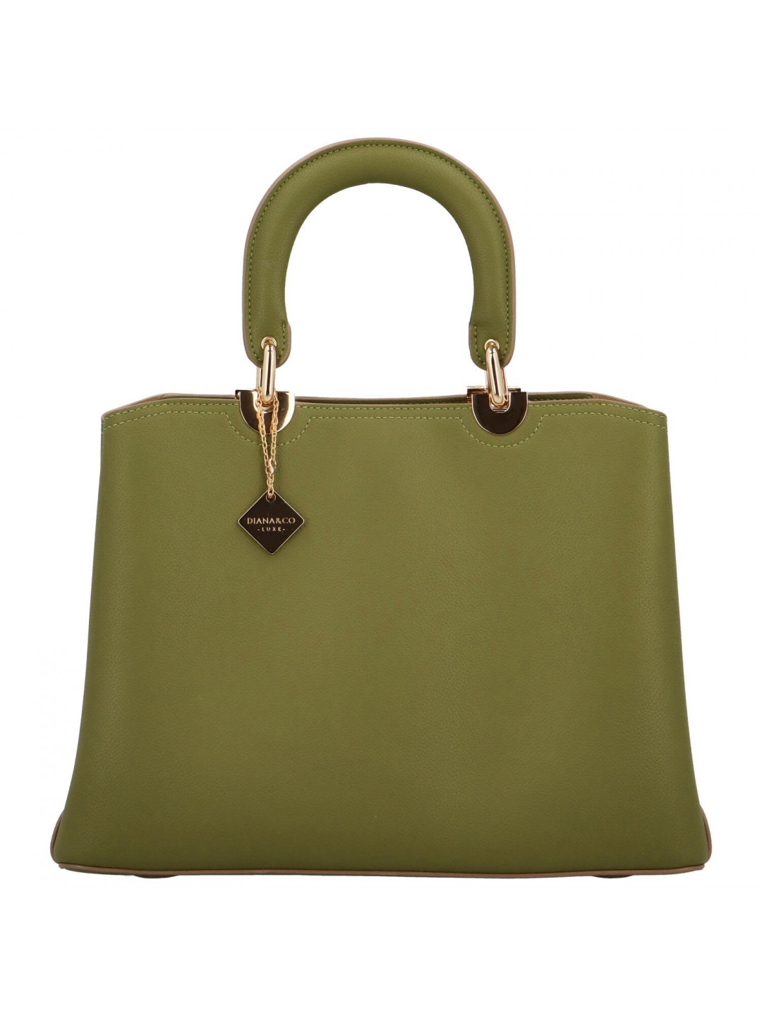 Luxusní dámská kabelka do ruky Rollins zelená