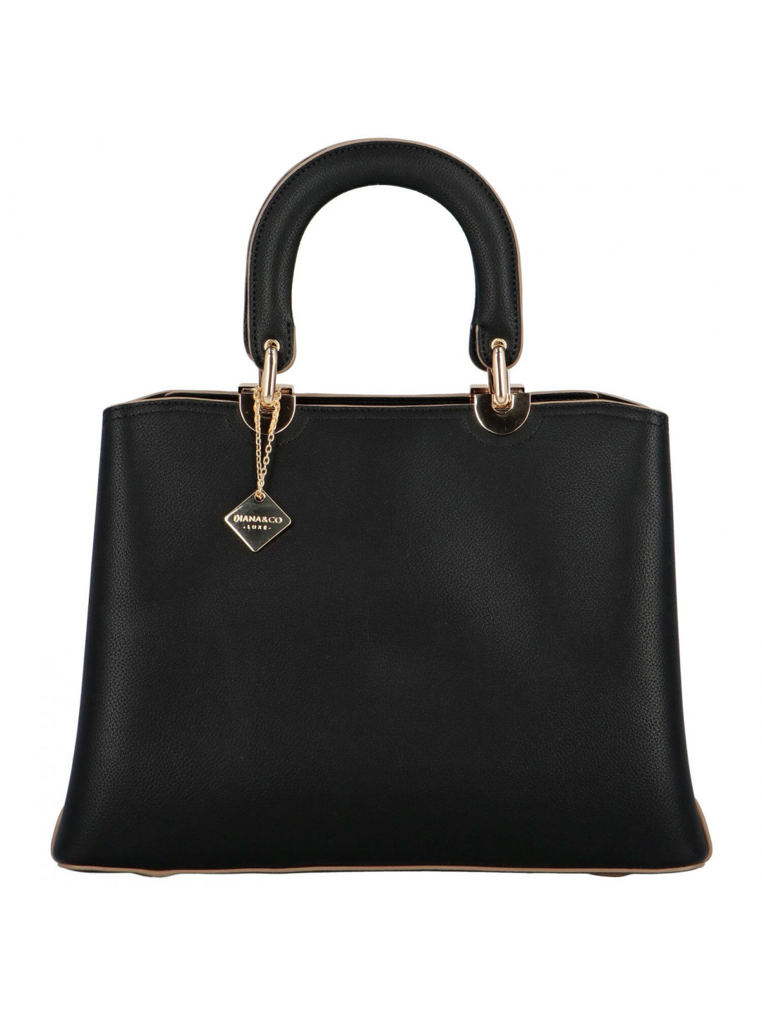 Luxusní dámská kabelka do ruky Rollins černá