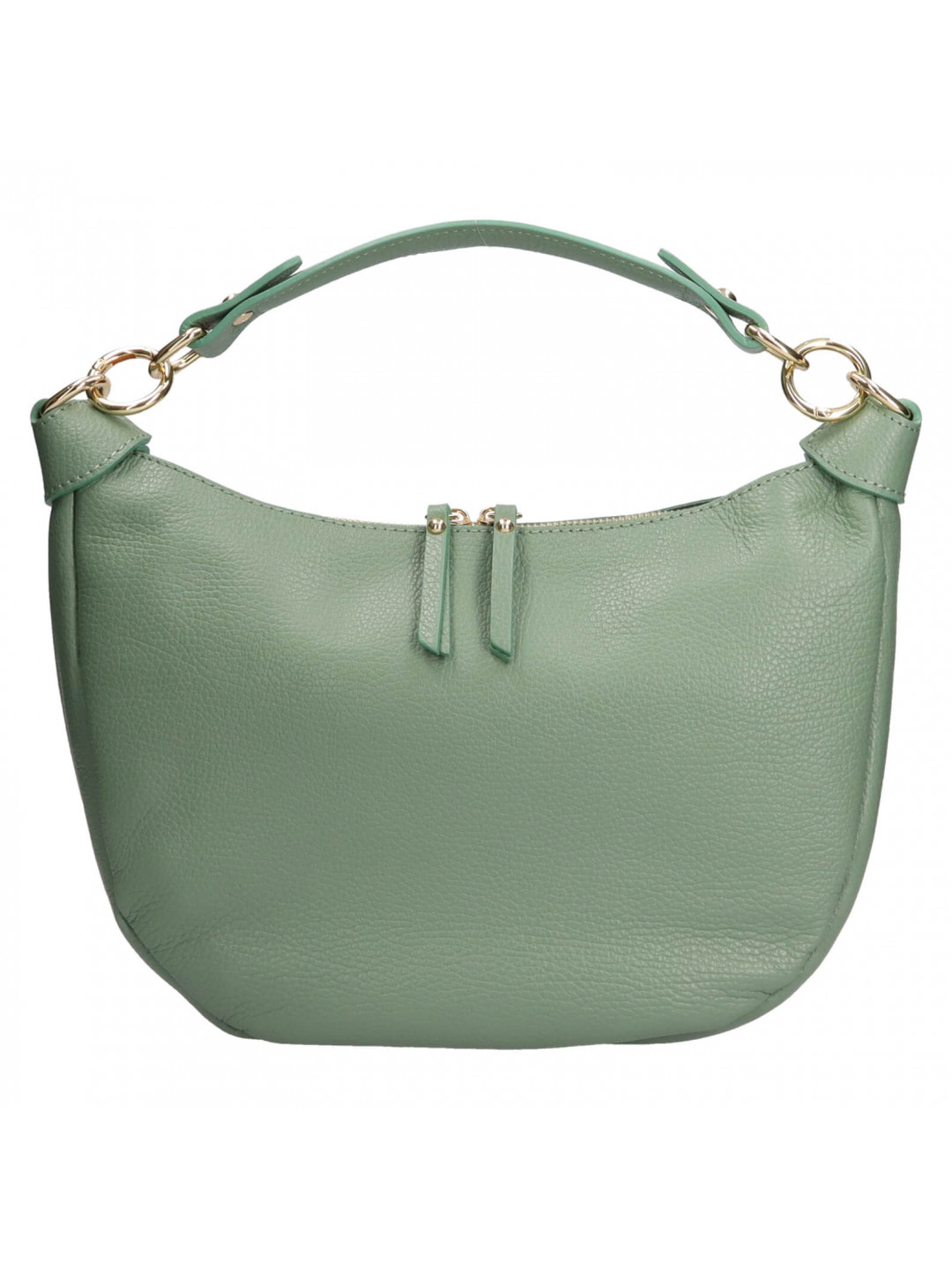 Dámská kožená kabelka Italia Enet – zelená