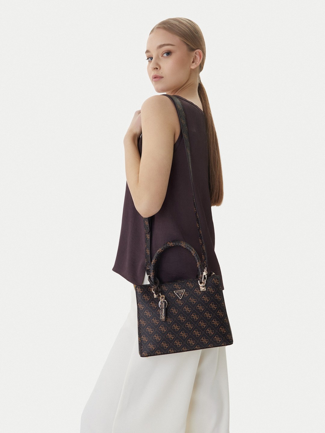 Kabelka Guess HWQG96 72050 Hnědá