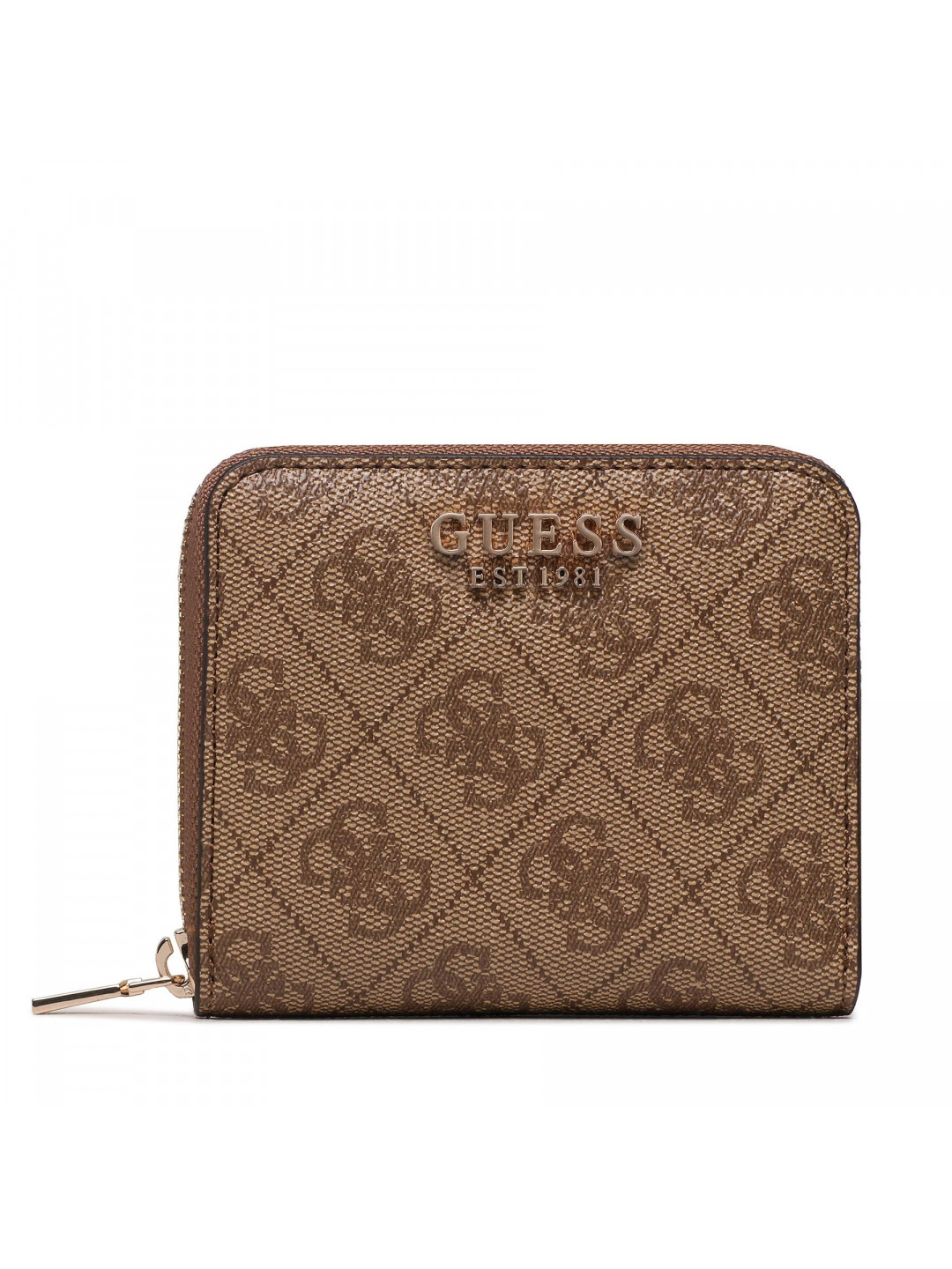 Malá dámská peněženka Guess Laurel SG Slg SWSG85 00370 Béžová