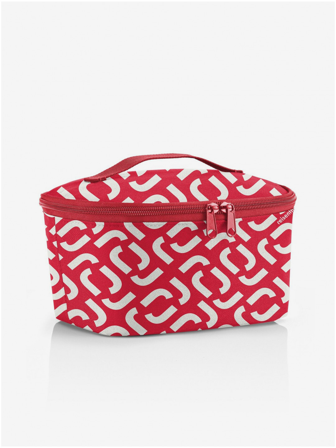 Bílo-červená vzorovaná chladící taška Reisenthel Coolerbag S Pocket