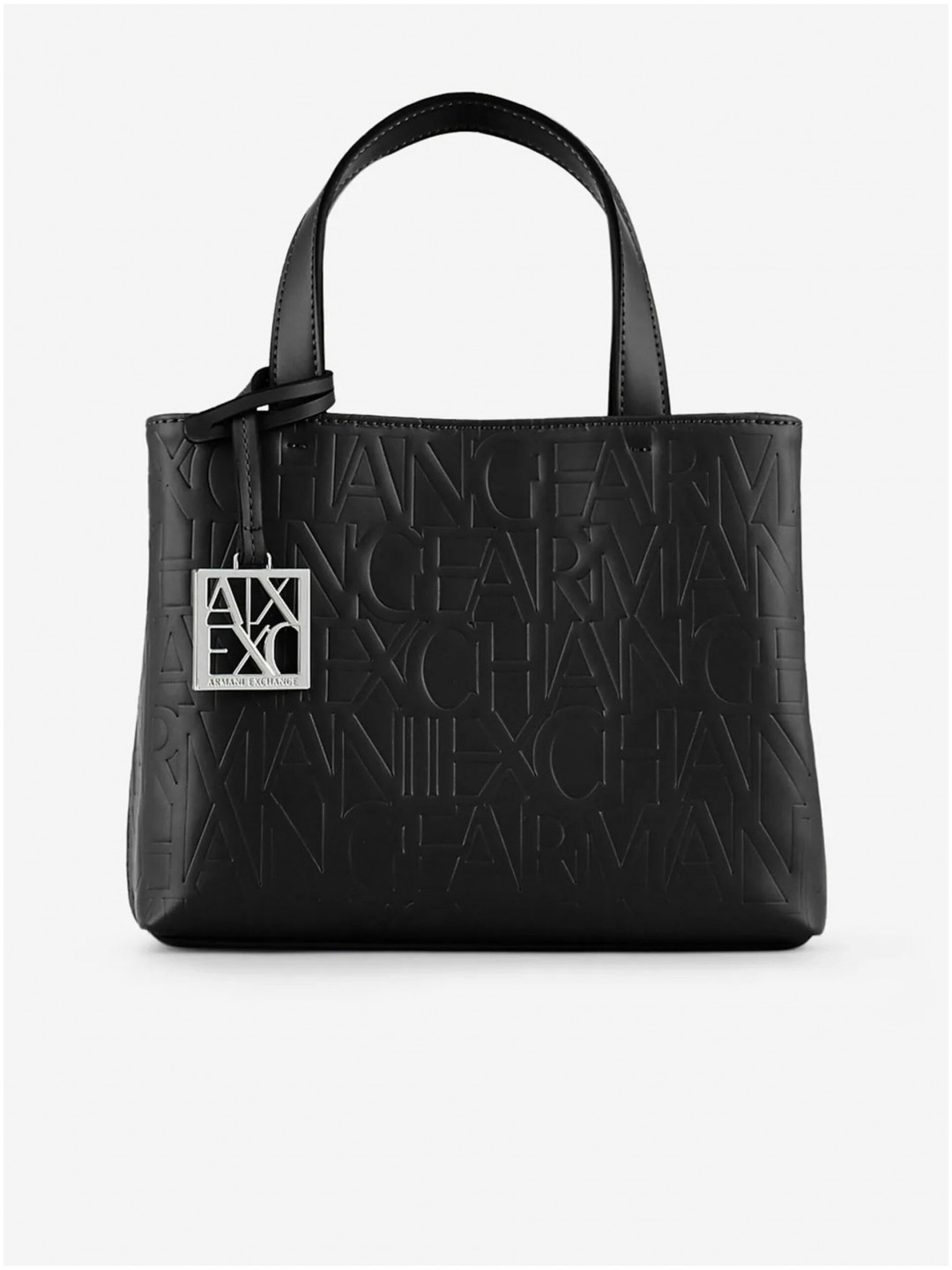 Černá vzorovaná kabelka Armani Exchange