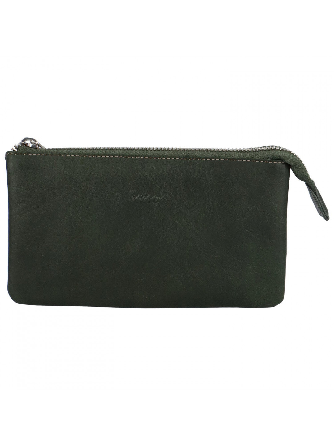 Dámská kožená peněženka tmavě zelená – Katana Sialla