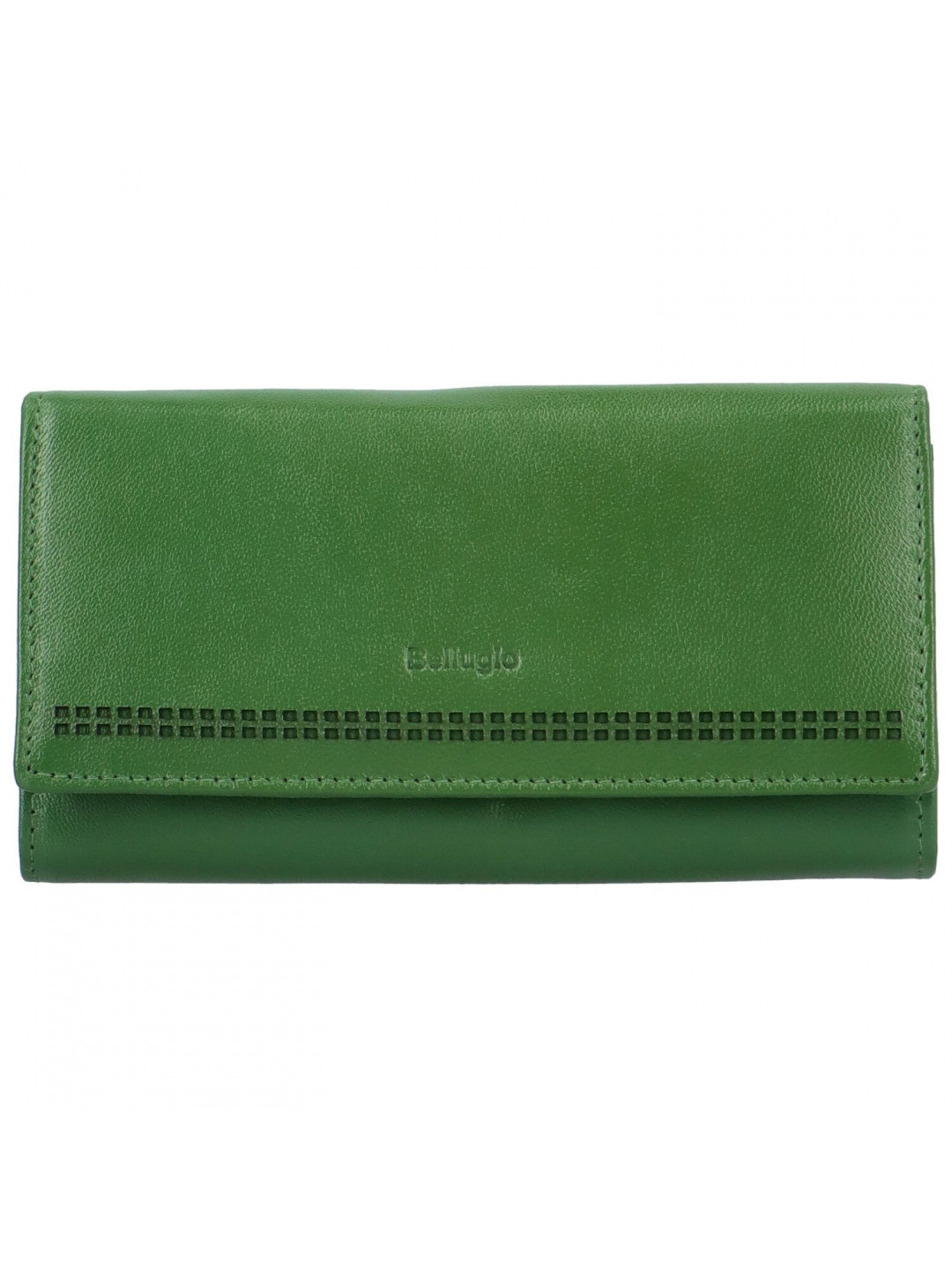 Dámská kožená peněženka zelená – Bellugio Brenda