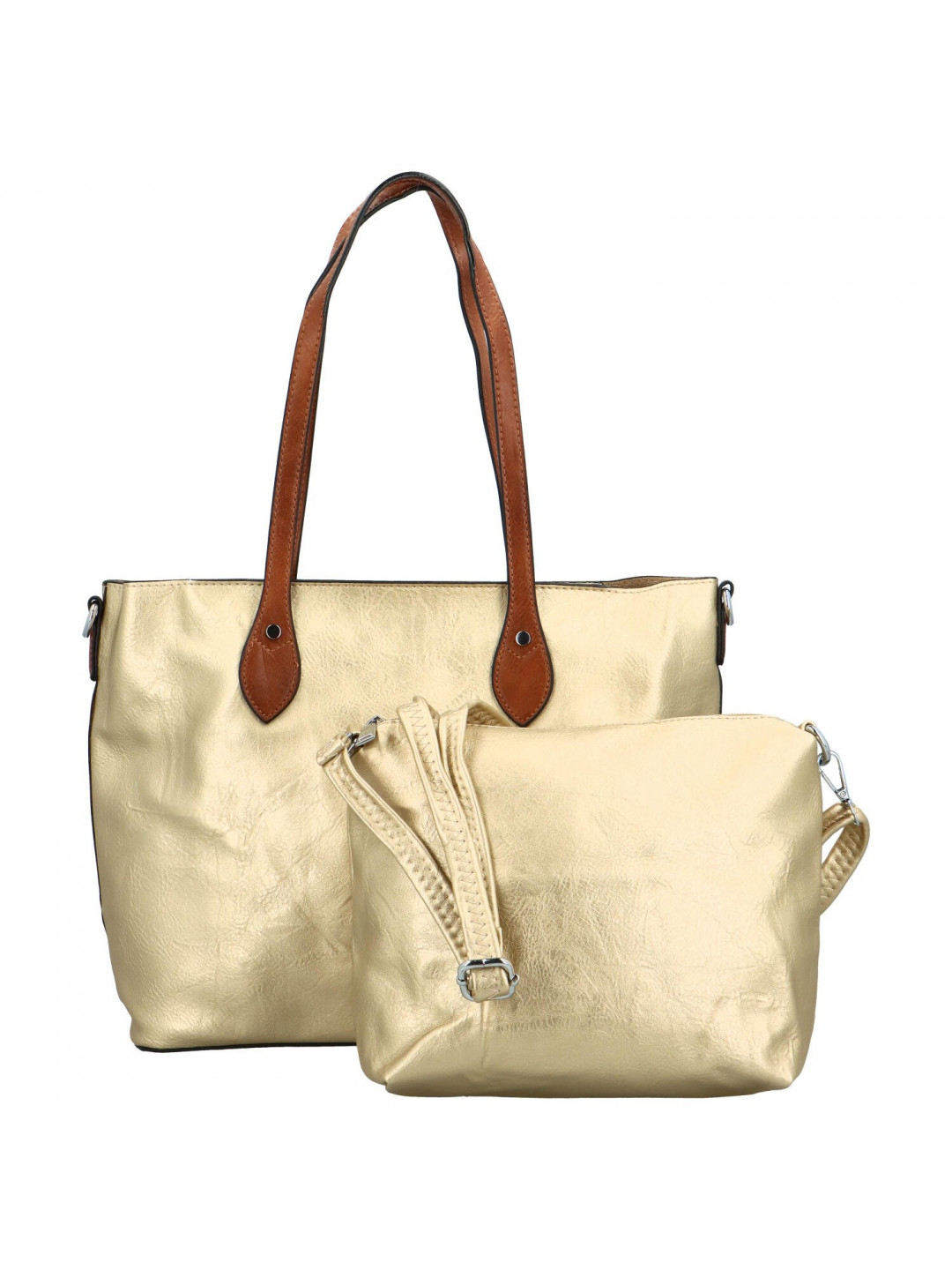 Dámská kabelka na rameno zlatá – Romina & Co Bags Morrisena