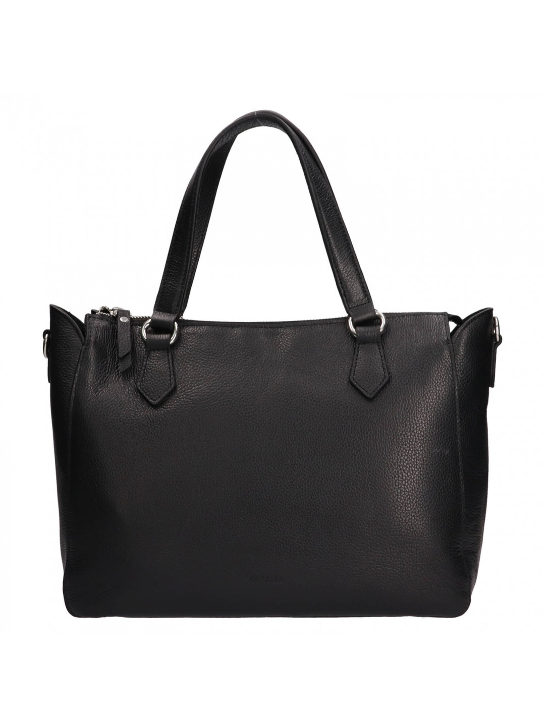 Elegantní dámská kožená kabelka Katana Charlie – černá