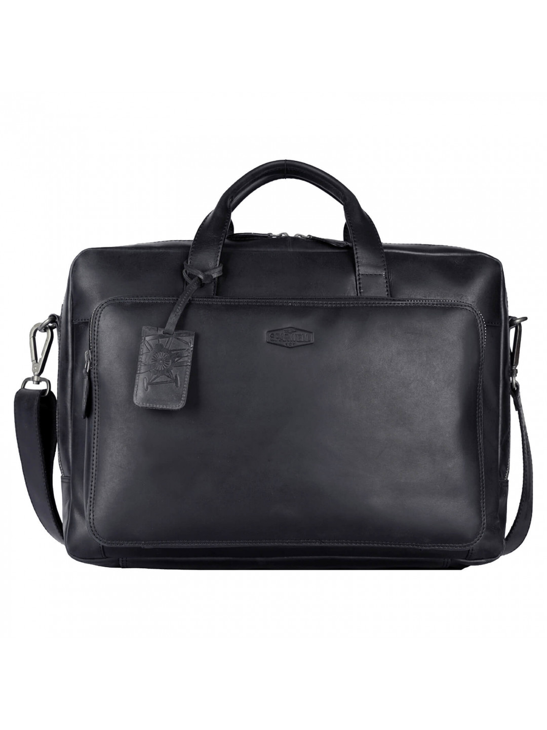 Pánská kožená taška na notebook Sparwell Luis – černá