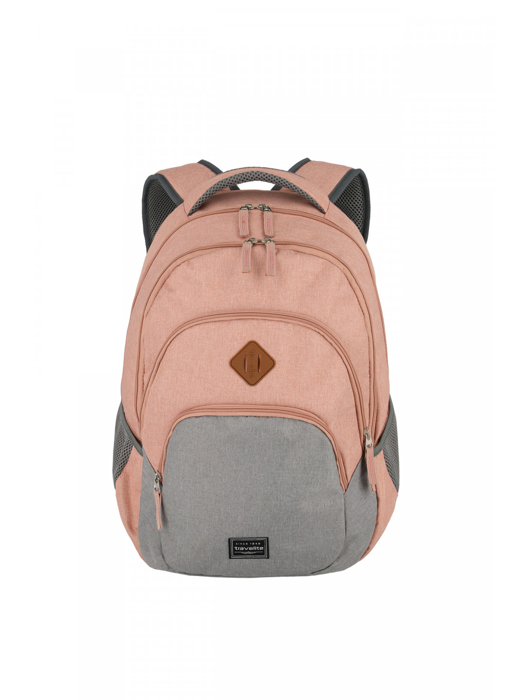 Travelite Basics Backpack Melange Rose grey