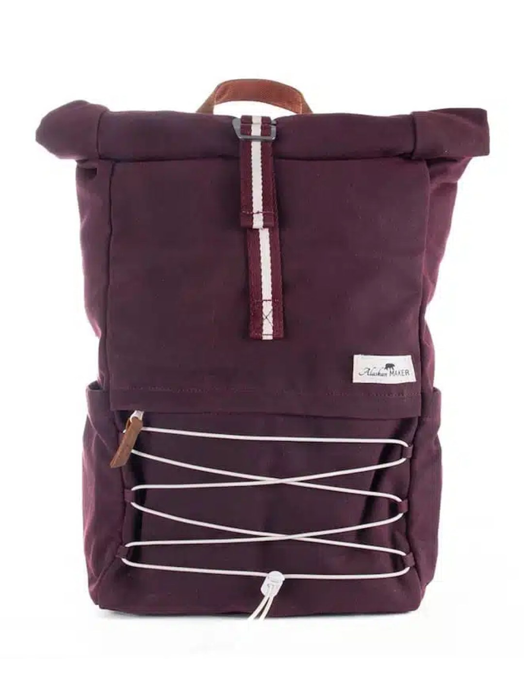 Alaskan Maker Rolovací vintage batoh Kenai Burgundy 16l