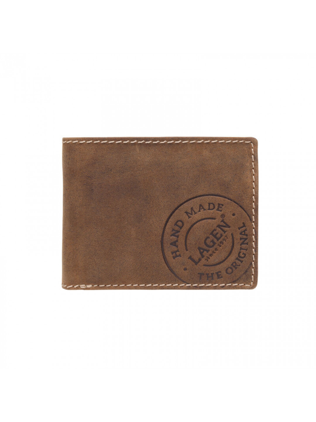 Lagen pánská peněženka kožená 5081 C Brown