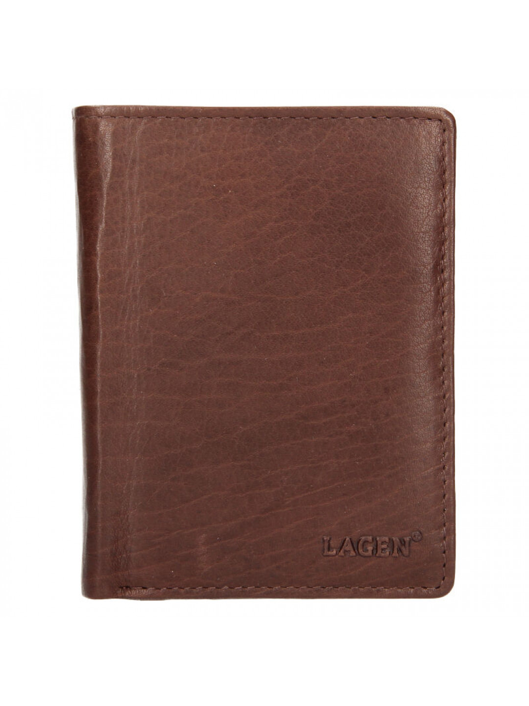Lagen pánská peněženka kožená 6538 Dark brown
