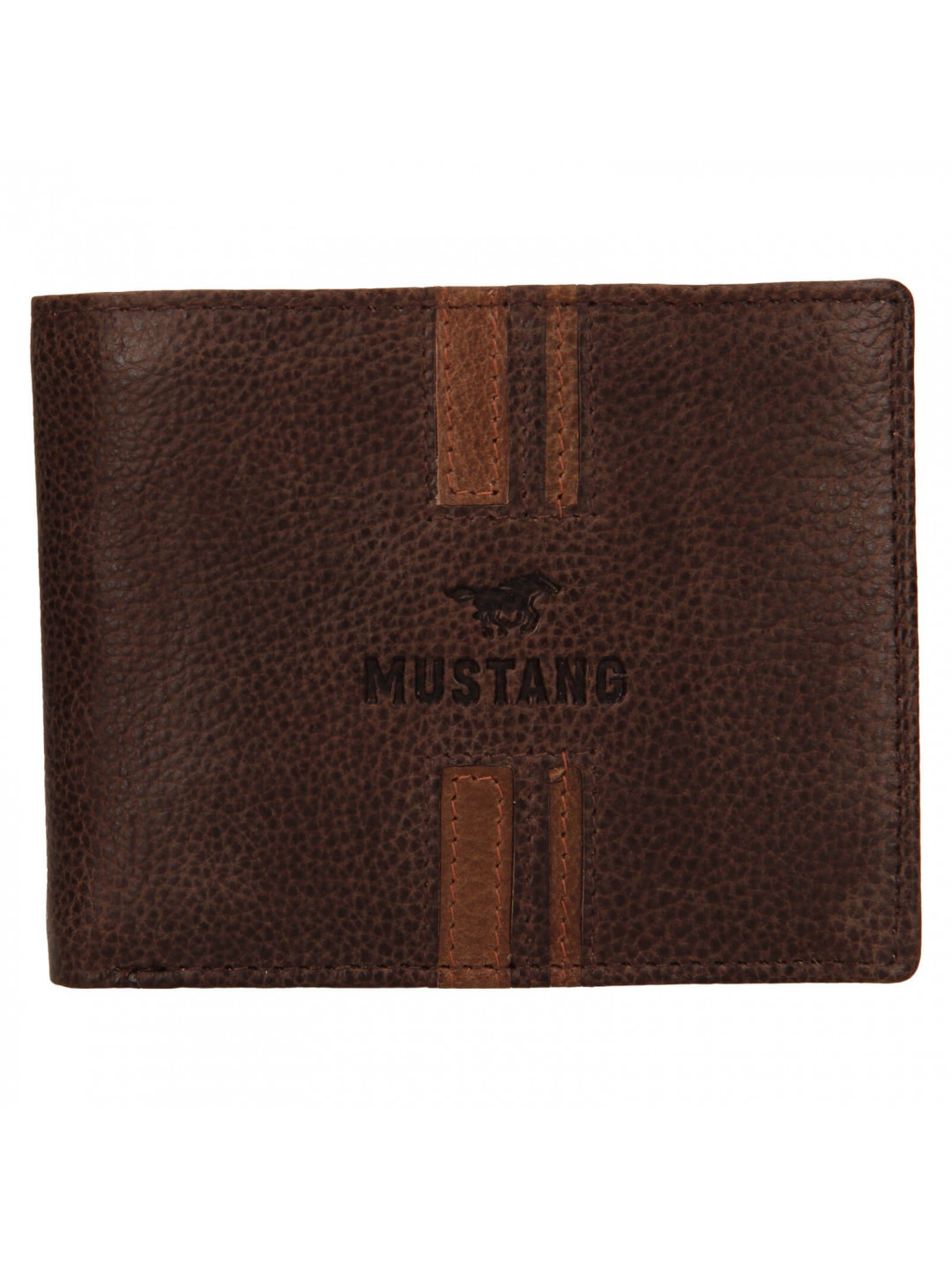 Pánská kožená peněženka Mustang Loyd – hnědá