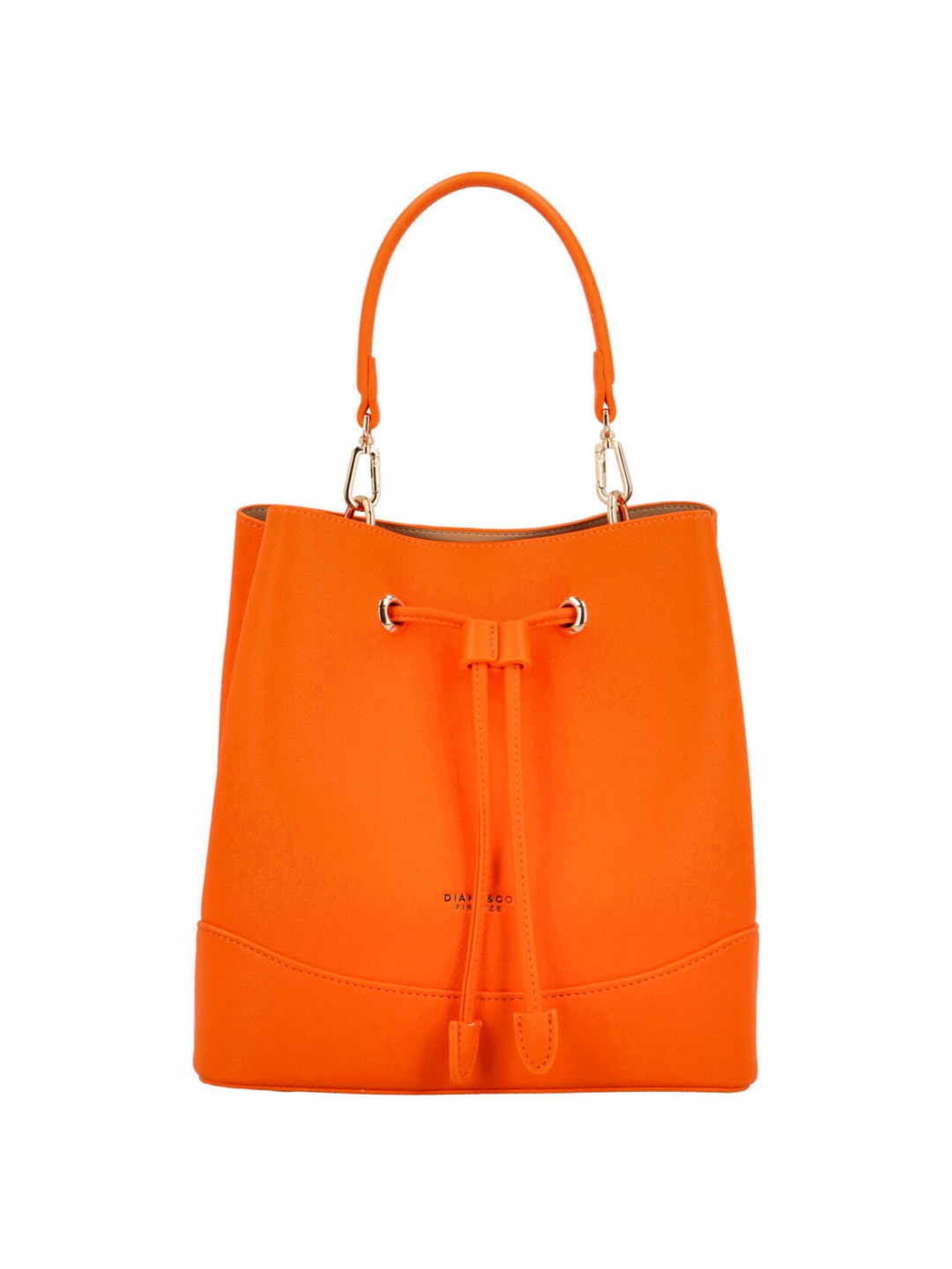Dámská kabelka přes rameno oranžová – DIANA & CO Fency