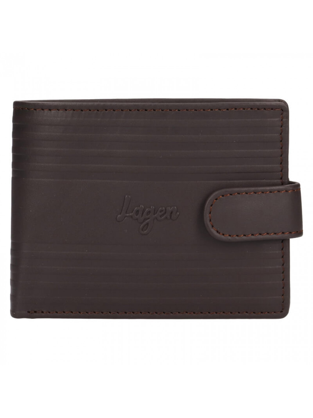 Pánská kožená peněženka Lagen Cody – hnědá