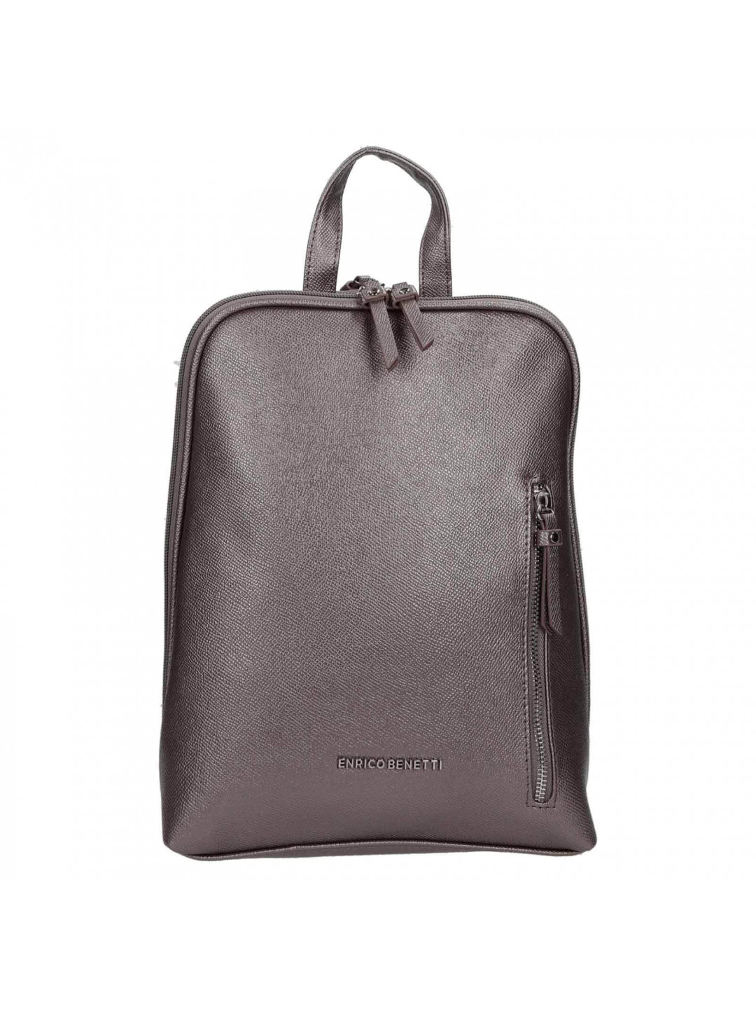 Trendy dámský batoh Enrico Benetti Ženev – stříbrná
