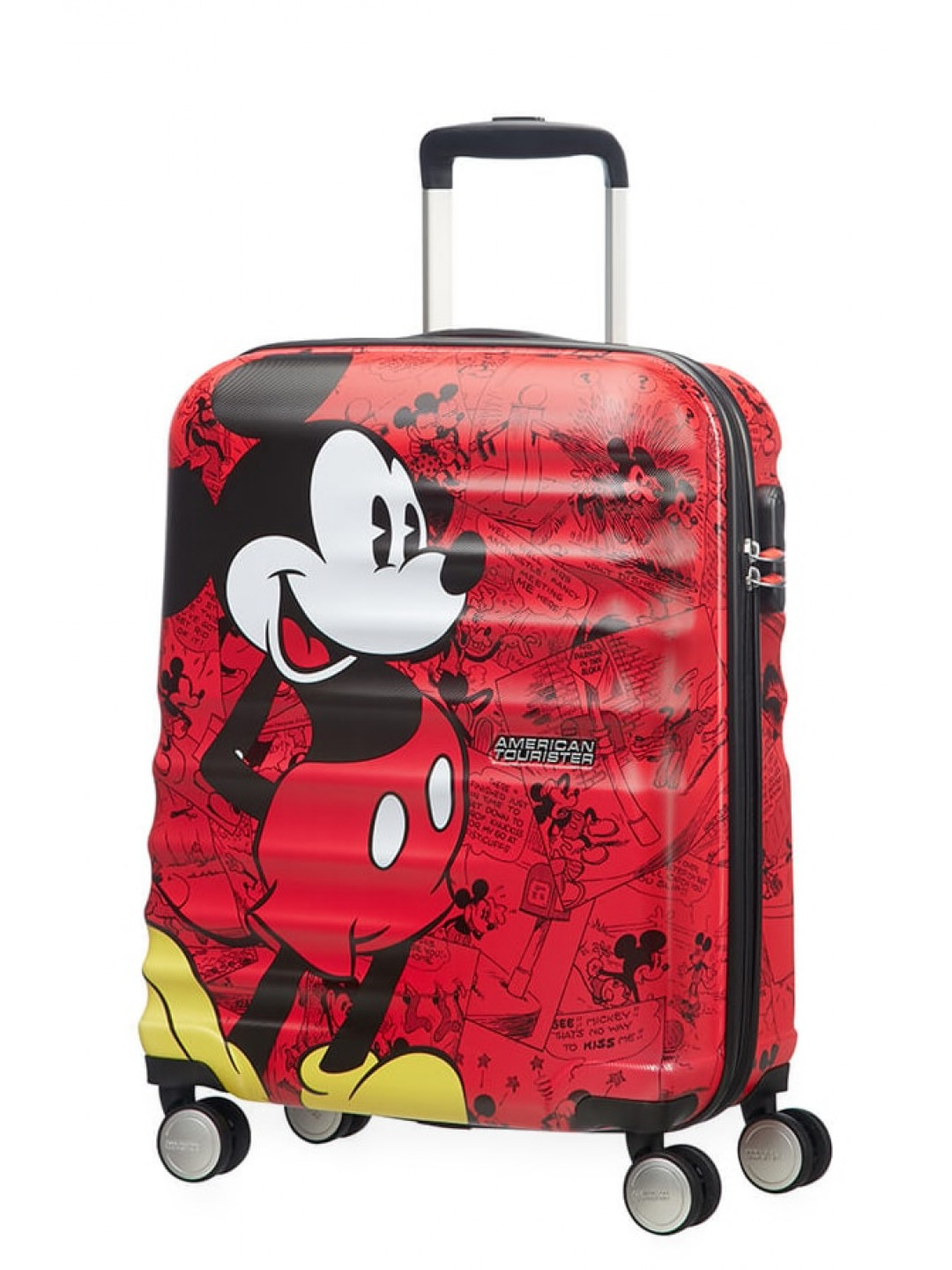 American Tourister Kabinový cestovní kufr Wavebreaker Disney Spinner 36 l – červená