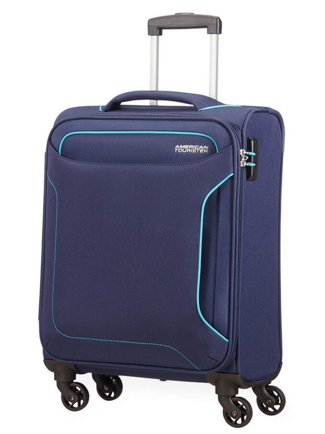 American Tourister Kabinový cestovní kufr Holiday Heat Spinner 38 l – tmavě modrá