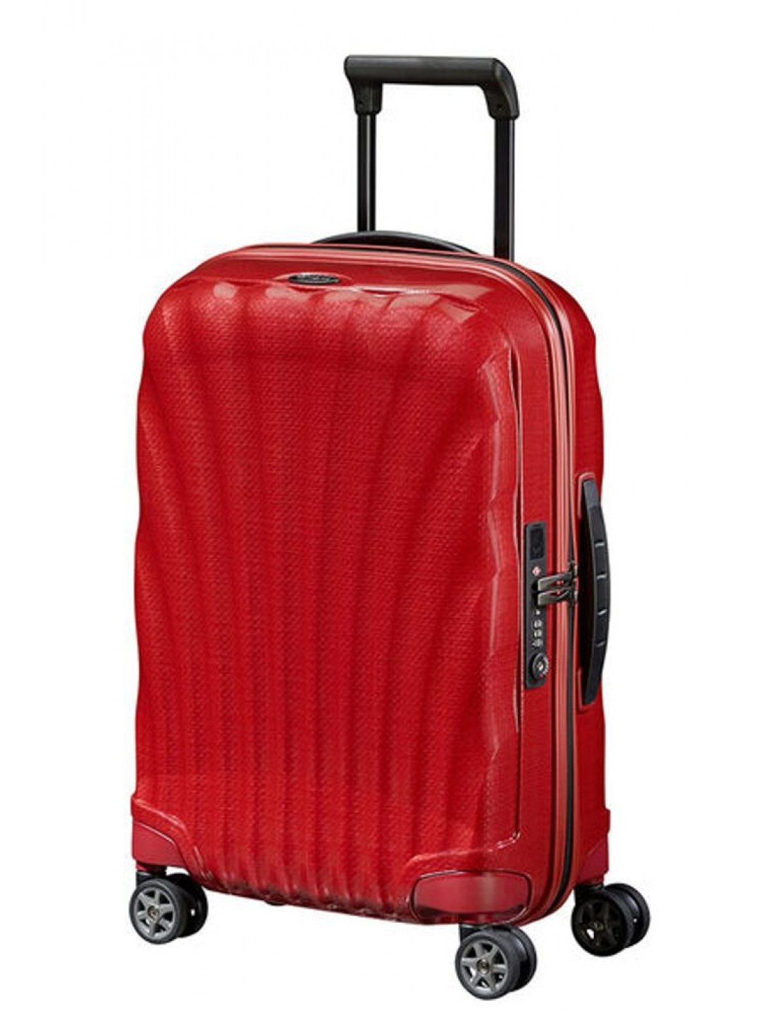 Samsonite Kabinový cestovní kufr C-lite Spinner EXP 36 42 l – červená