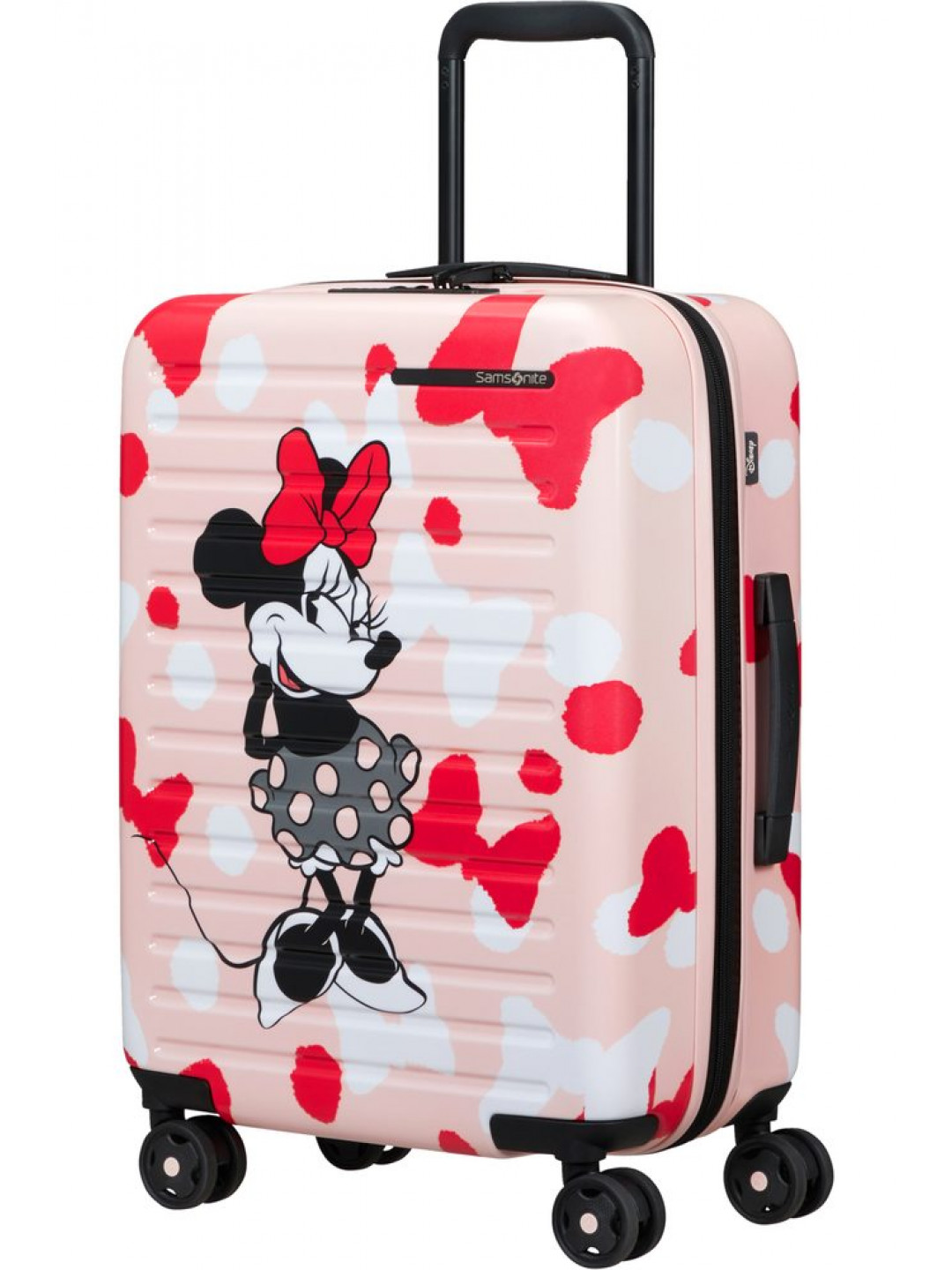Samsonite Kabinový cestovní kufr StackD Disney EXP 35 42 l – růžová