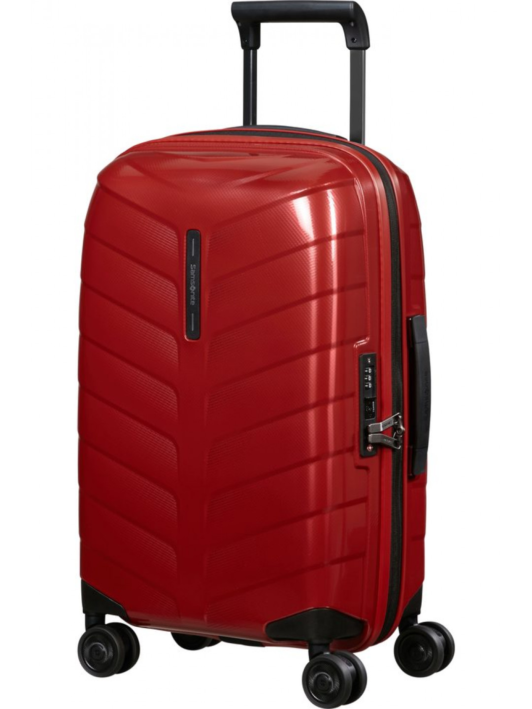 Samsonite Kabinový cestovní kufr Attrix S 35cm EXP 38 44 l – červená