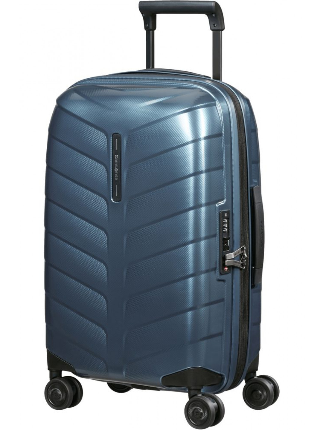 Samsonite Kabinový cestovní kufr Attrix S 35cm EXP 38 44 l – modrá