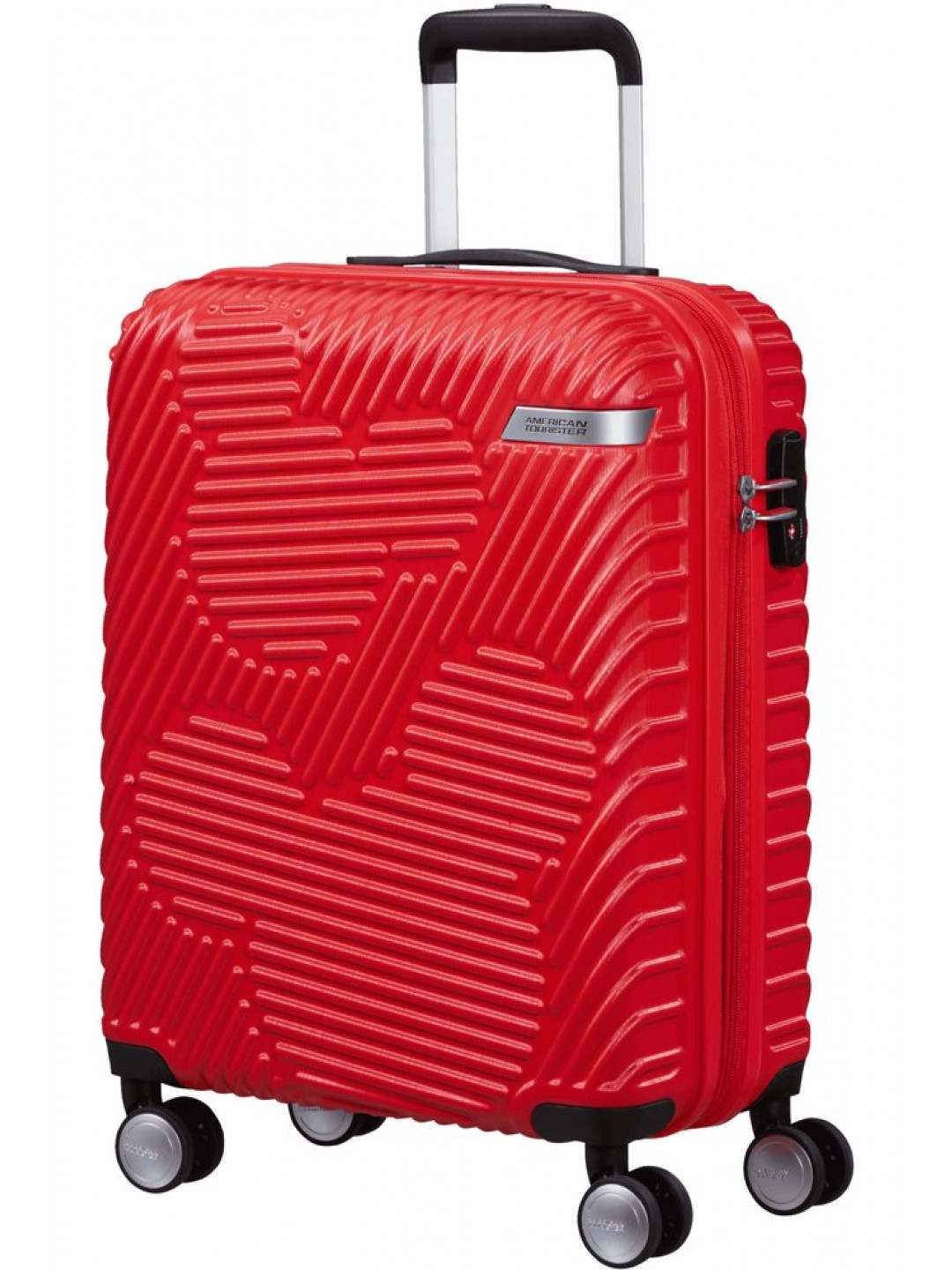 American Tourister Kabinový cestovní kufr Mickey Cloud S EXP 38 45 l – červená