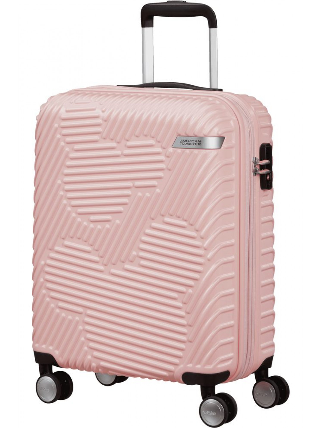 American Tourister Kabinový cestovní kufr Mickey Cloud S EXP 38 45 l – růžová
