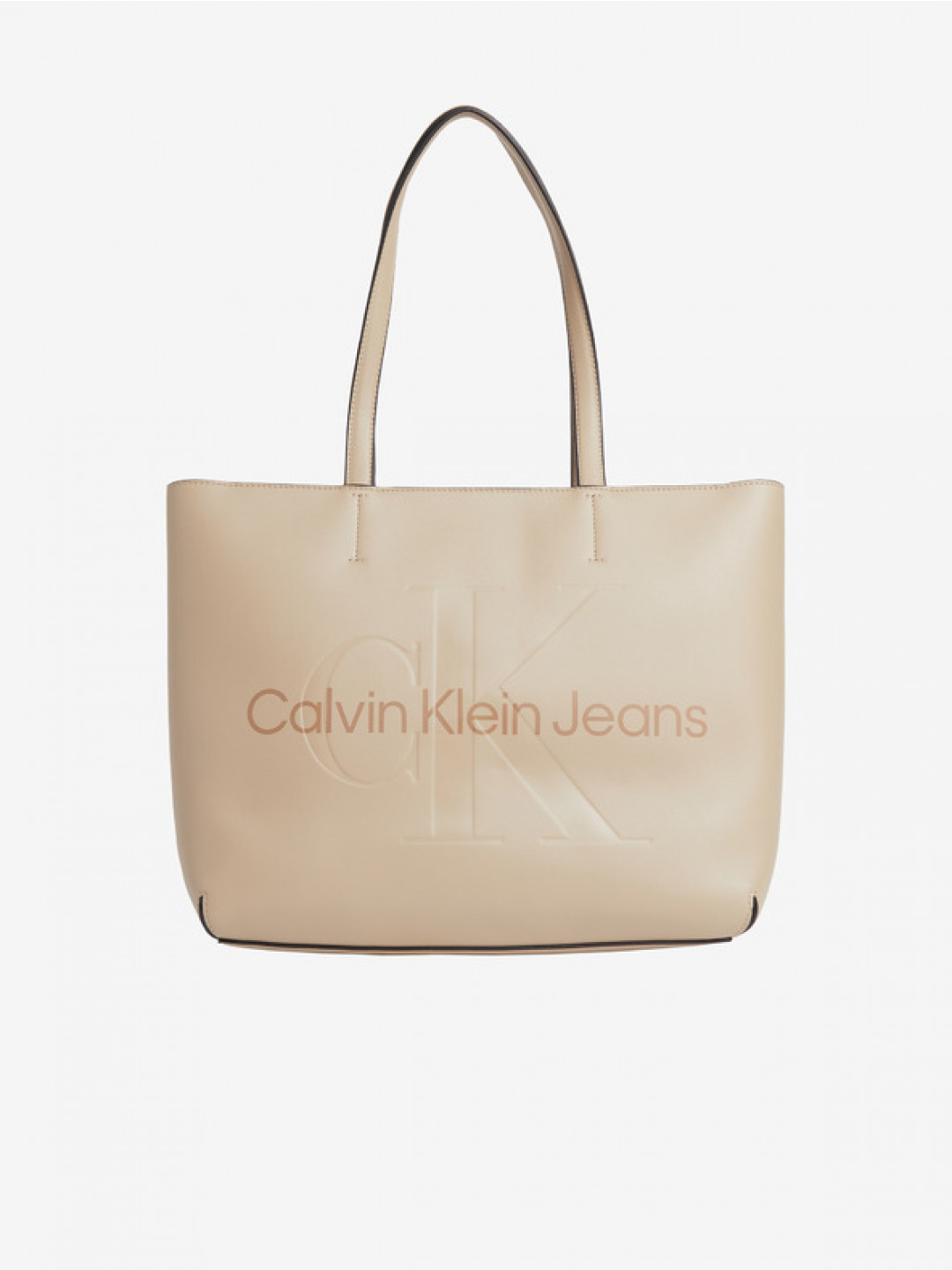Calvin Klein Jeans Shopper taška Béžová