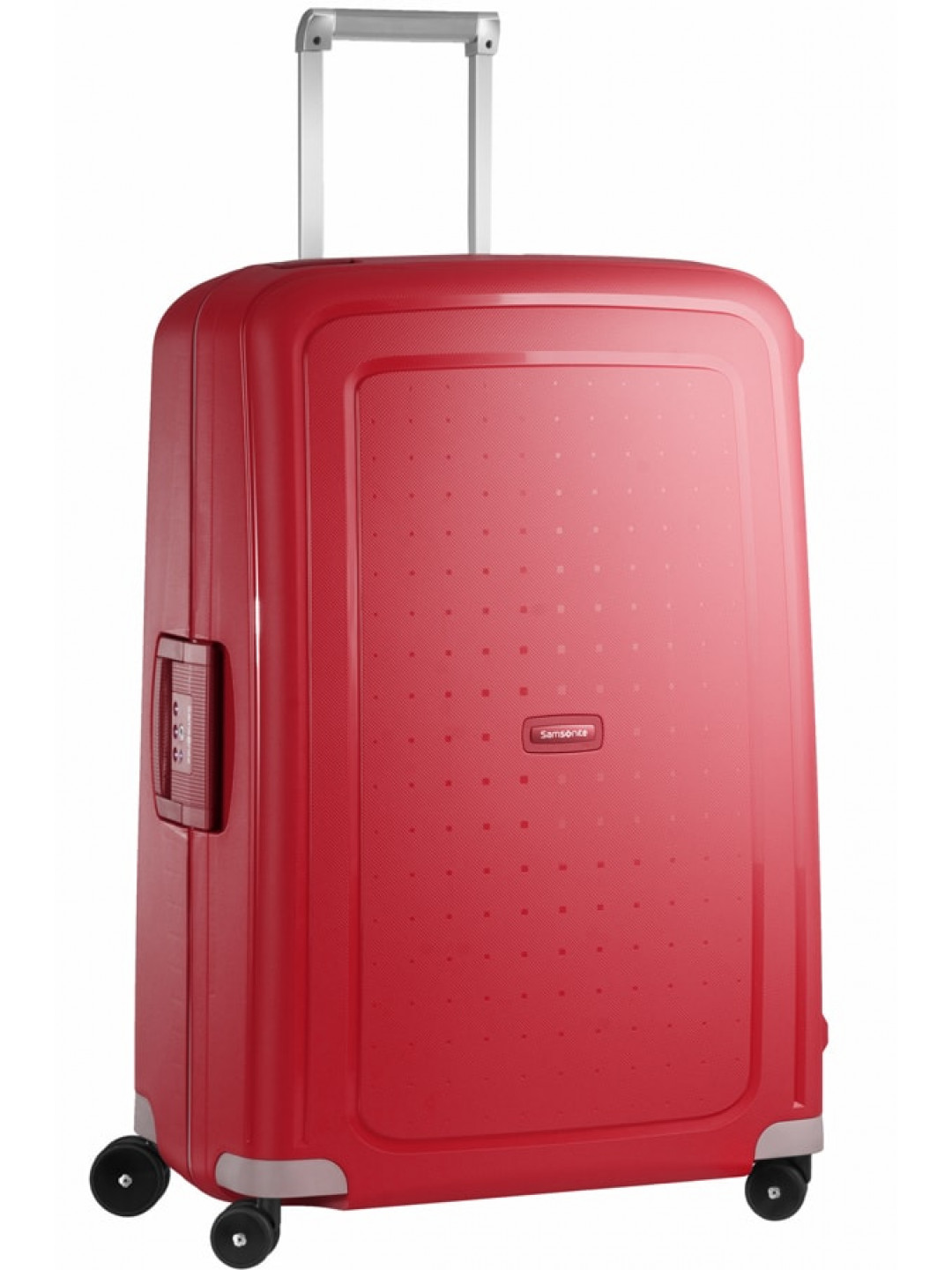 Samsonite Cestovní kufr S Cure Spinner 102 l – červená
