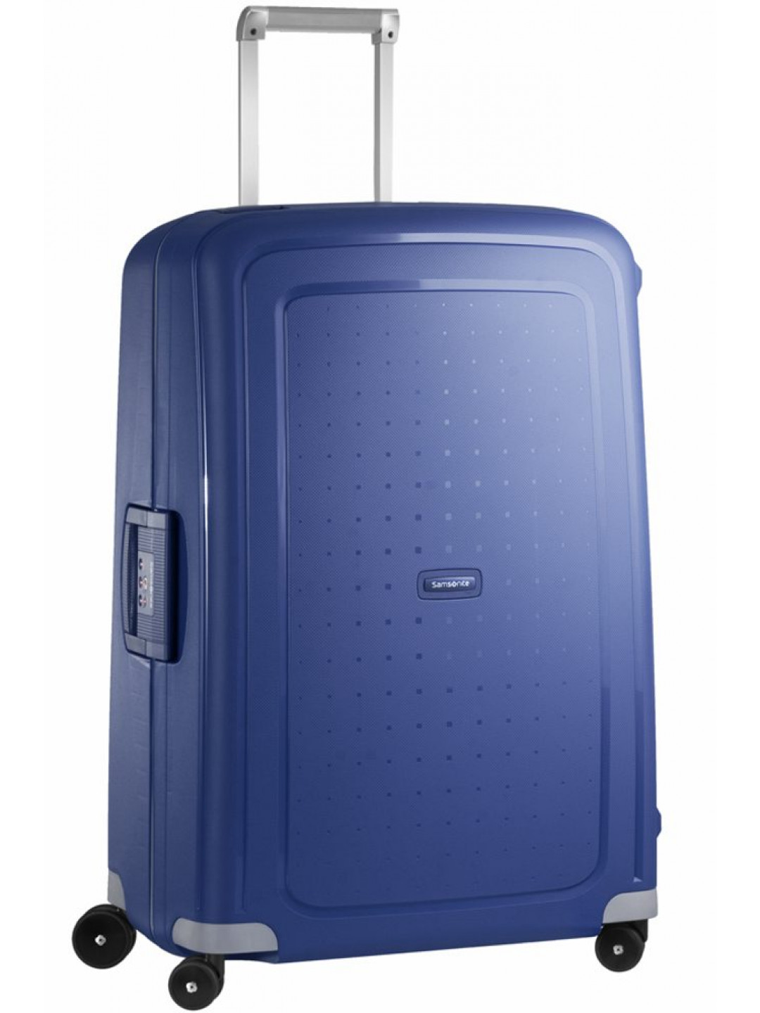 Samsonite Cestovní kufr S Cure Spinner 102 l – modrá