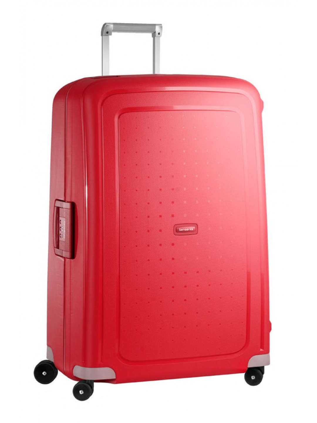 Samsonite Cestovní kufr S Cure Spinner 138 l – červená