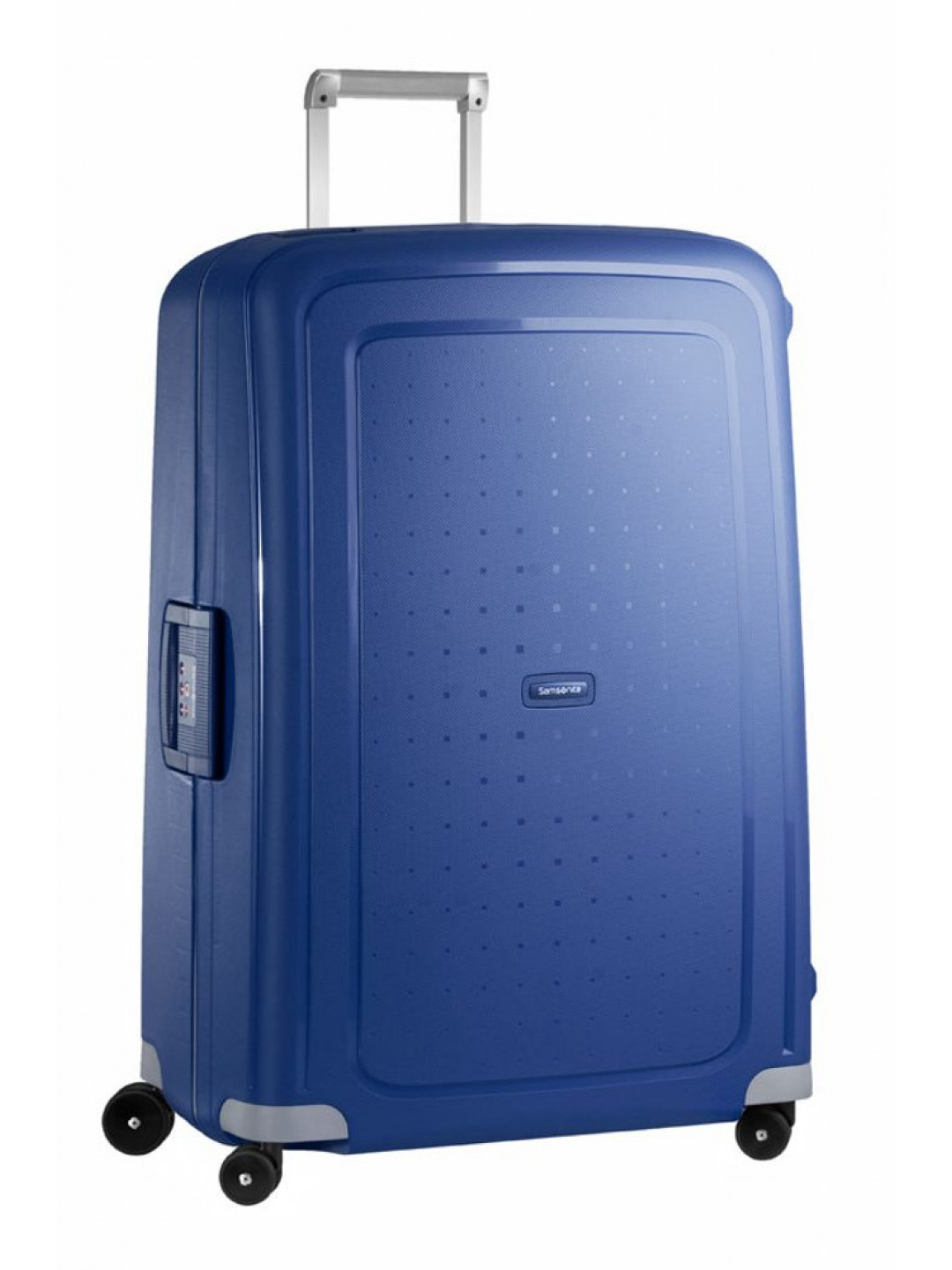 Samsonite Cestovní kufr S Cure Spinner 138 l – modrá