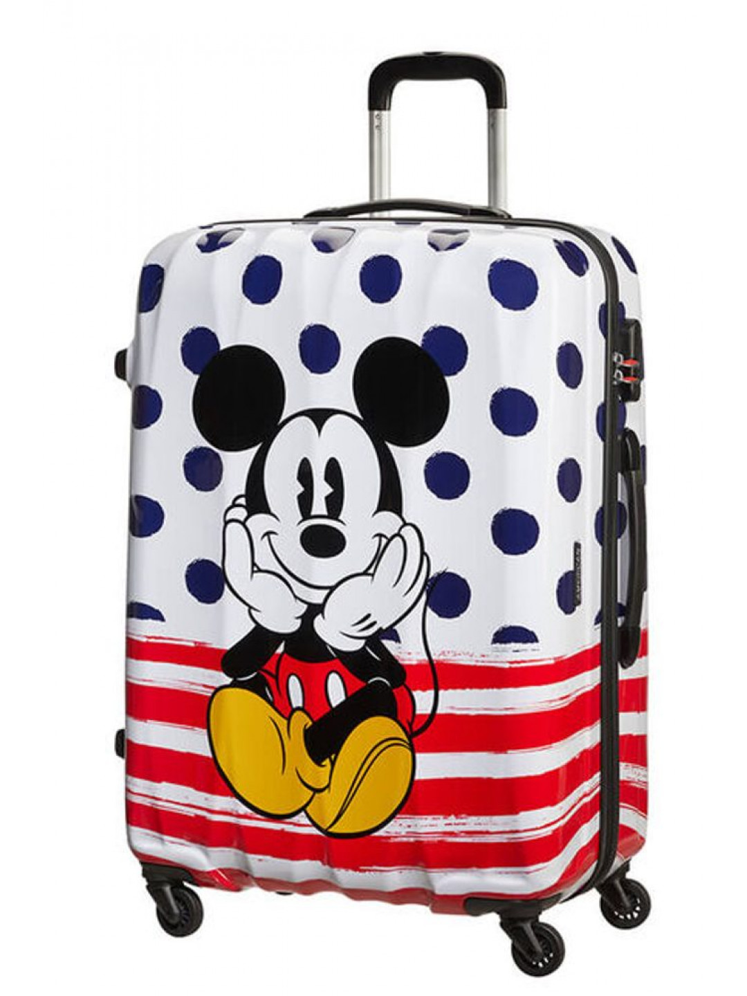 American Tourister Cestovní kufr Disney Legends Spinner 62 5 l – vzor černá