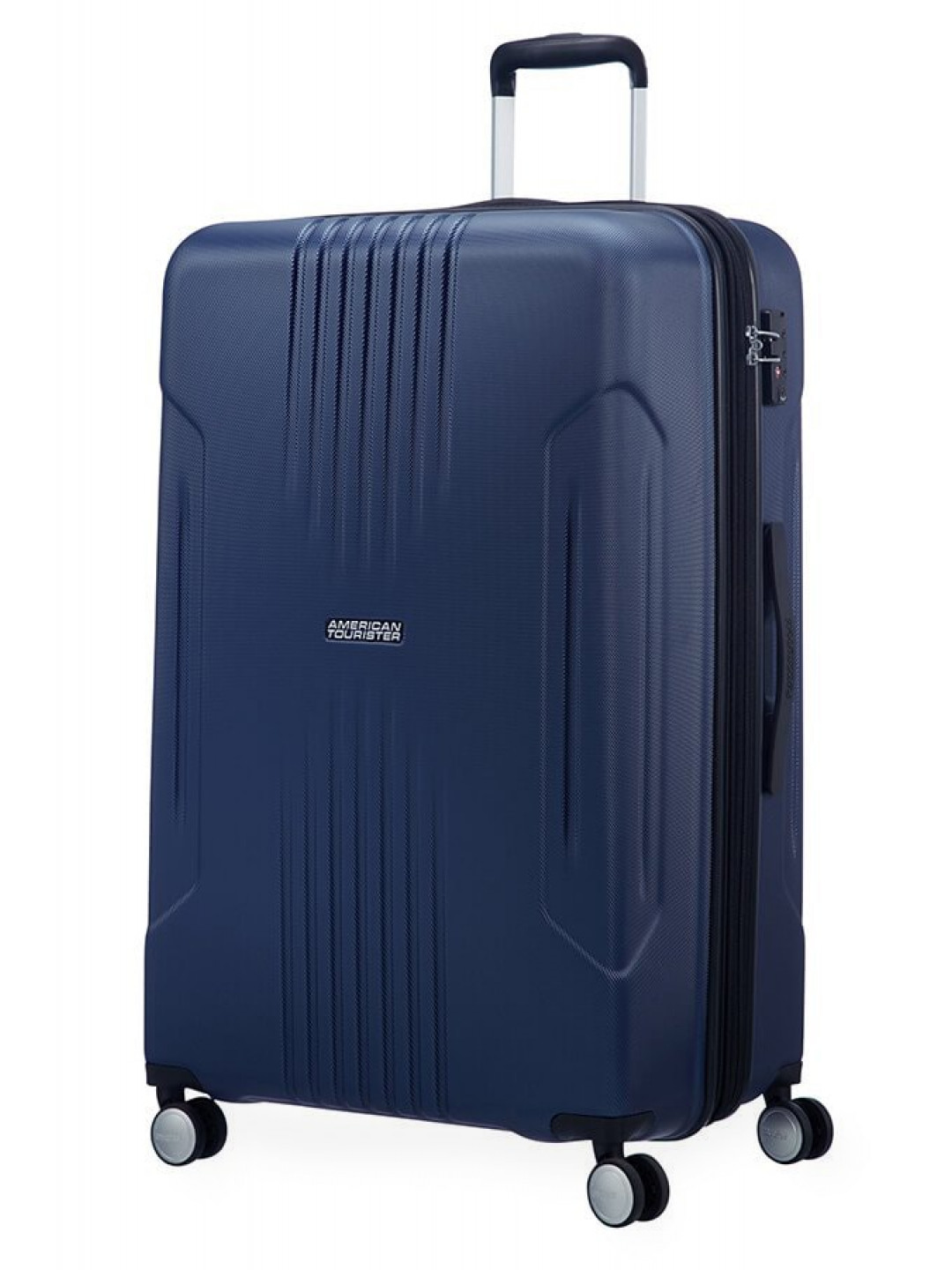 American Tourister Cestovní kufr Tracklite Spinner EXP 105 120 l – tmavě modrá
