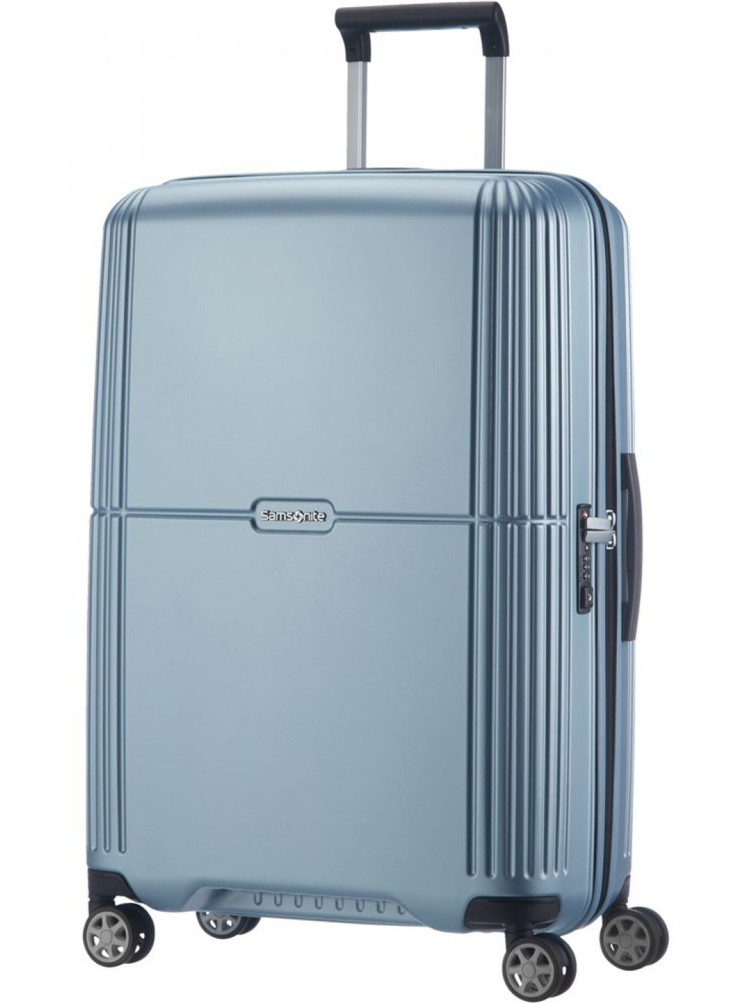 Samsonite Cestovní kufr Orfeo Spinner 72 l – světle modrá