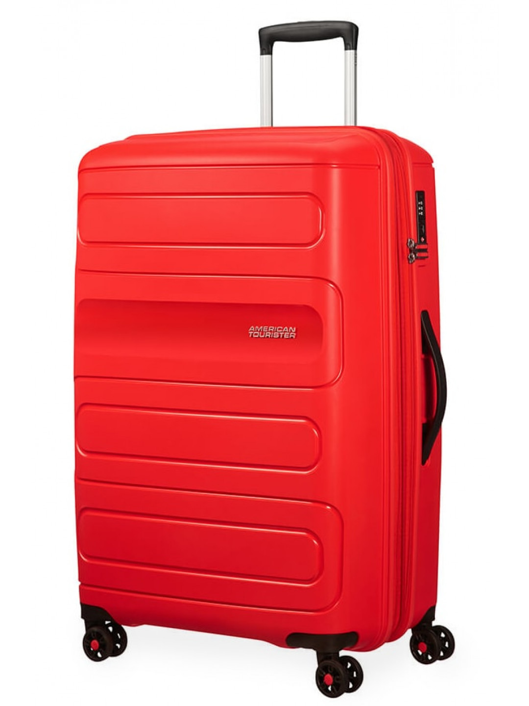 American Tourister Cestovní kufr Sunside EXP 106 118 l – červená