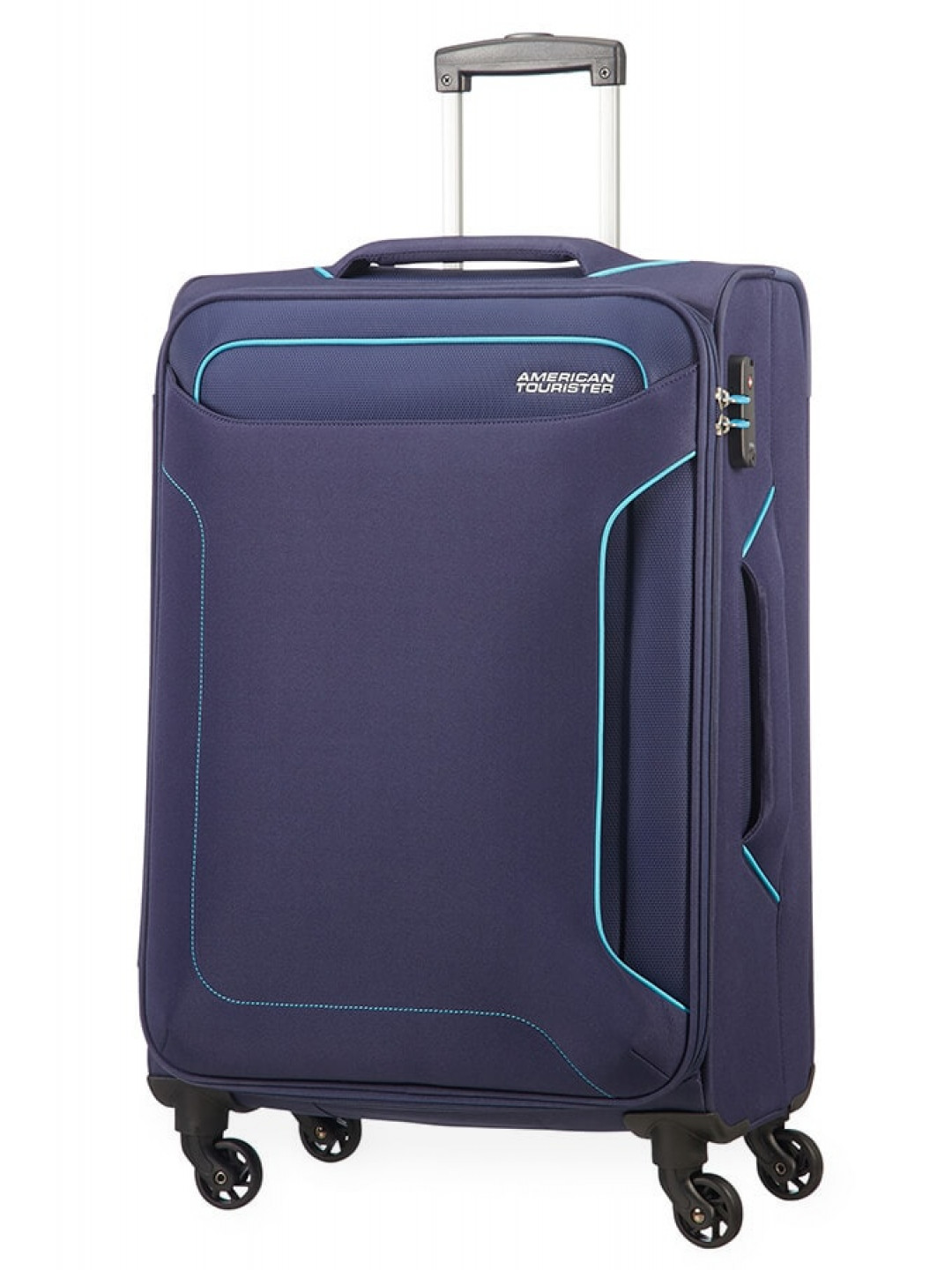American Tourister Cestovní kufr Holiday Heat Spinner 66 l – tmavě modrá