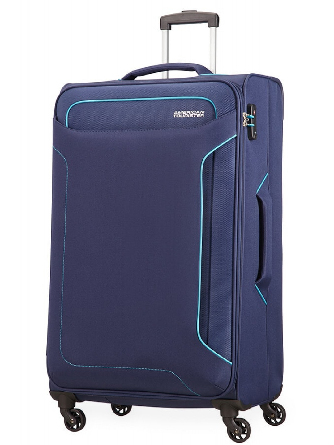 American Tourister Cestovní kufr Holiday Heat Spinner 108 l – tmavě modrá