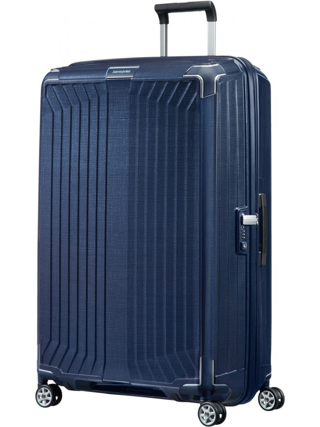 Samsonite Skořepinový cestovní kufr Lite-Box 124 l – tmavě modrá