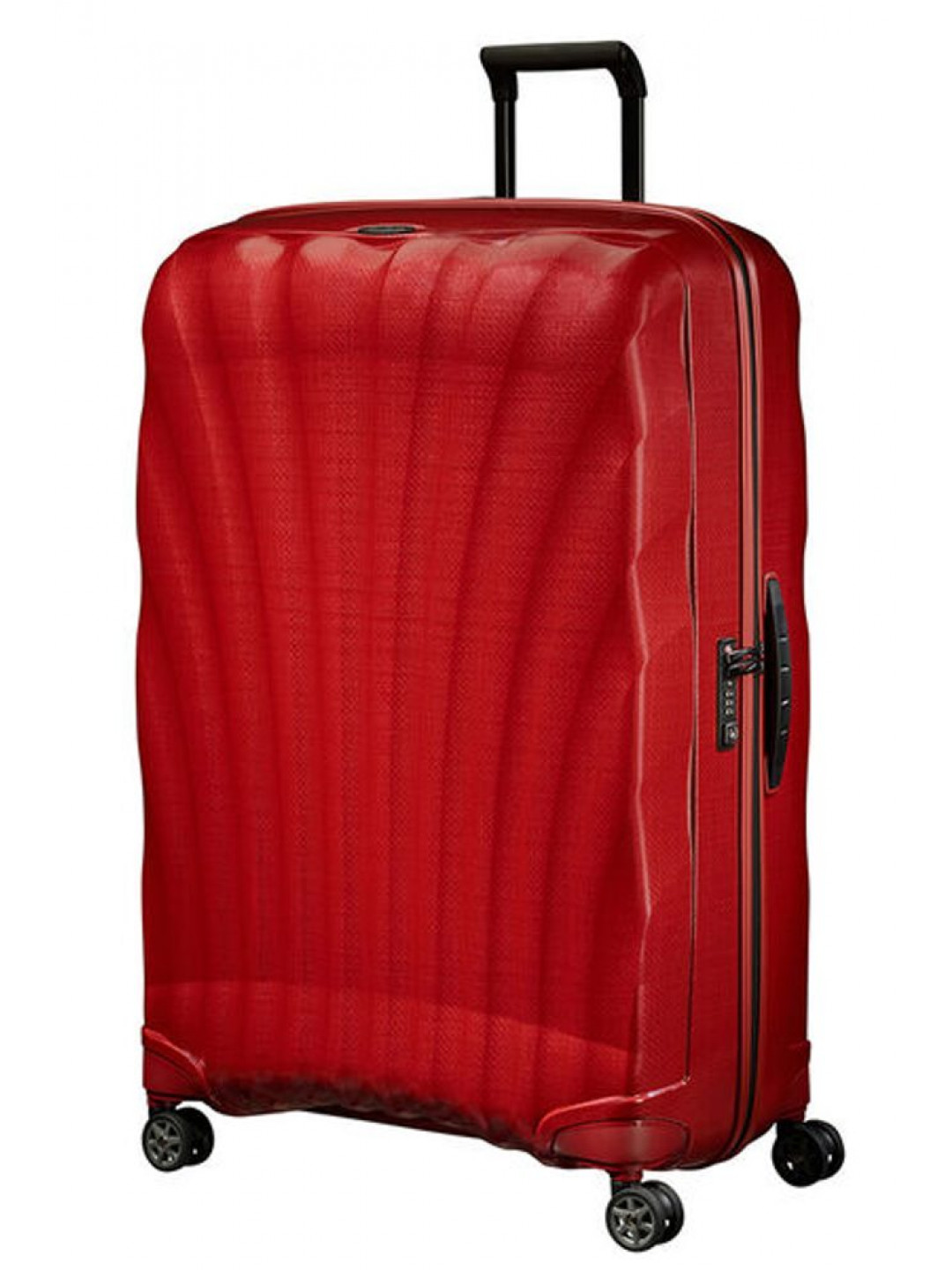 Samsonite Skořepinový cestovní kufr C-lite Spinner 144 l – červená