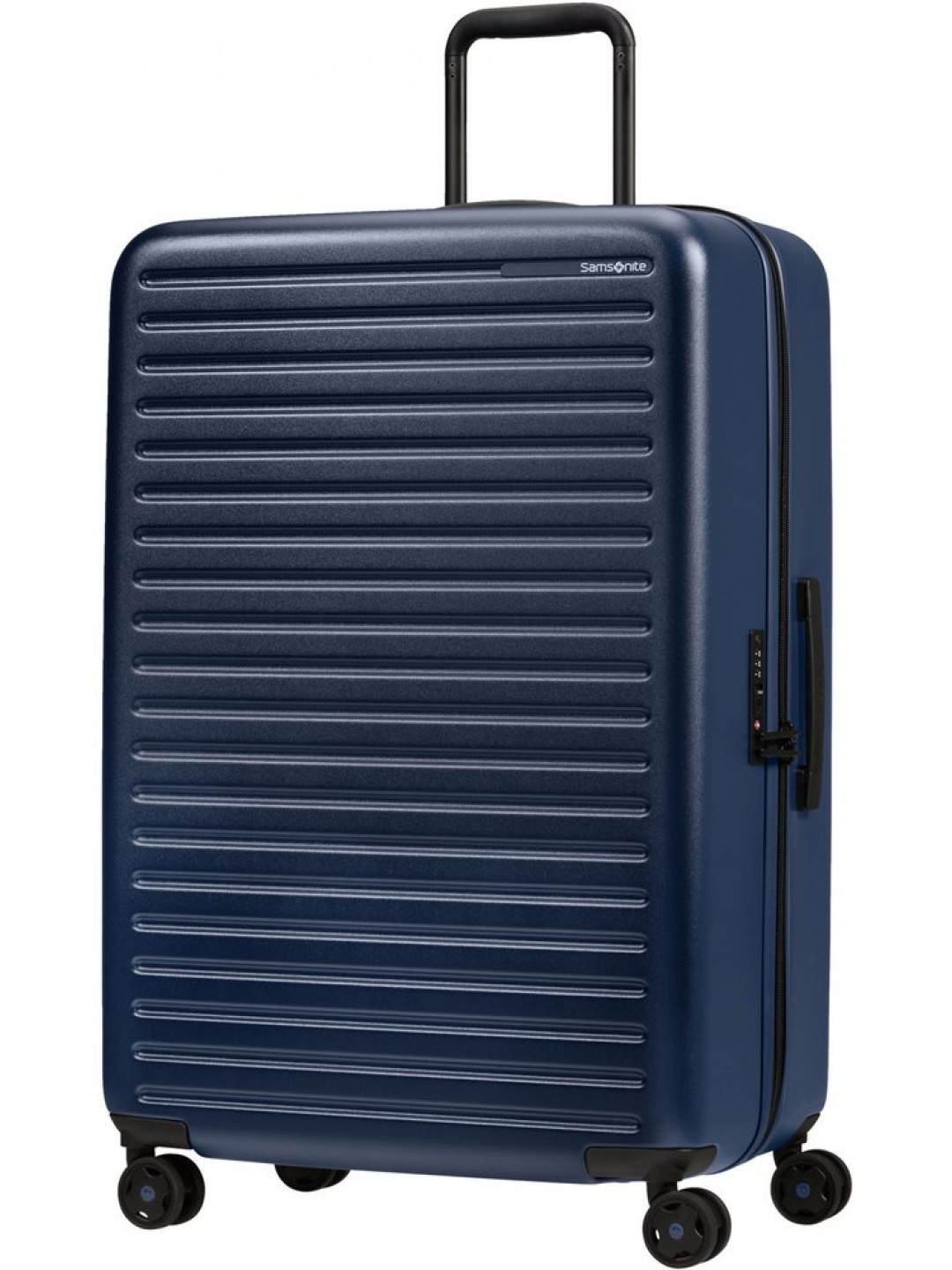 Samsonite Skořepinový cestovní kufr StackD 96 l – tmavě modrá